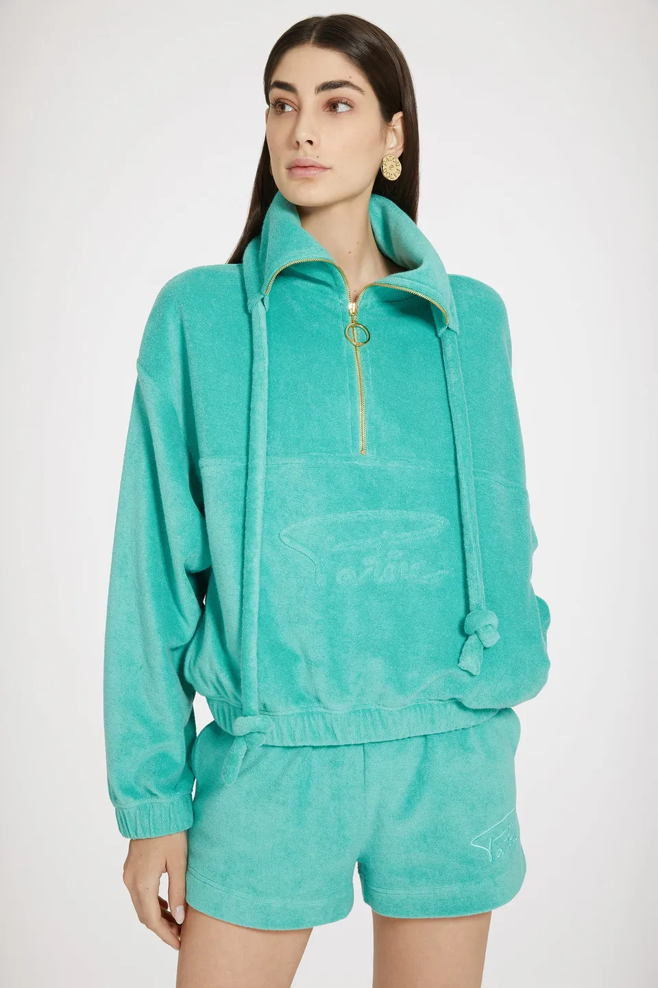 Patou JE103 short éponge coton bio Mint Green vert