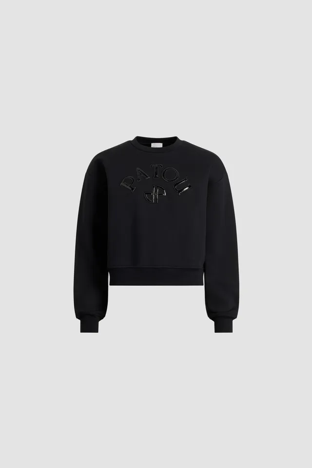 Patou H25JE1999995999B sweat coton bio noir