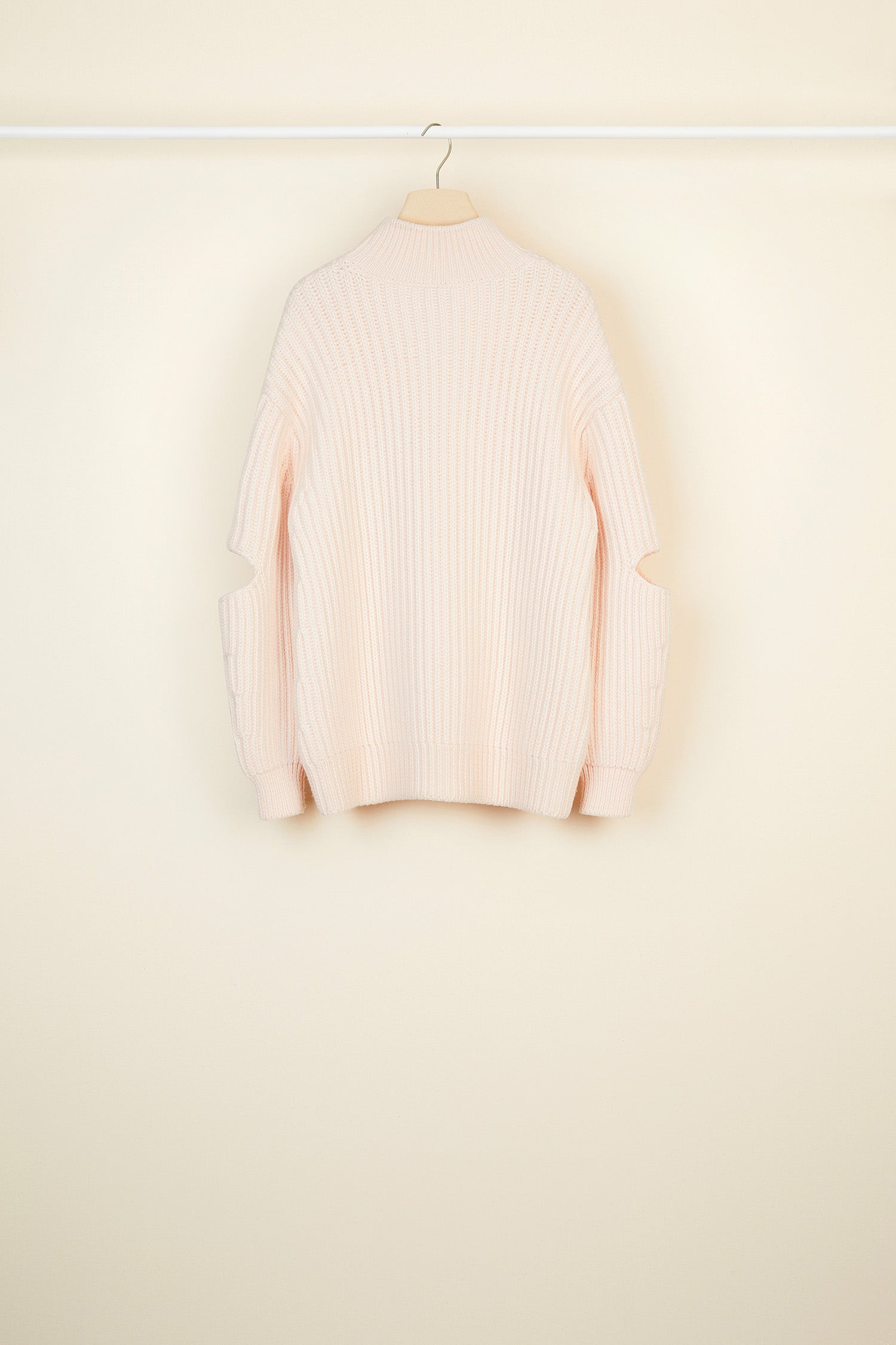 Patou pull laine mérinos KN008 rose Peach Blossom