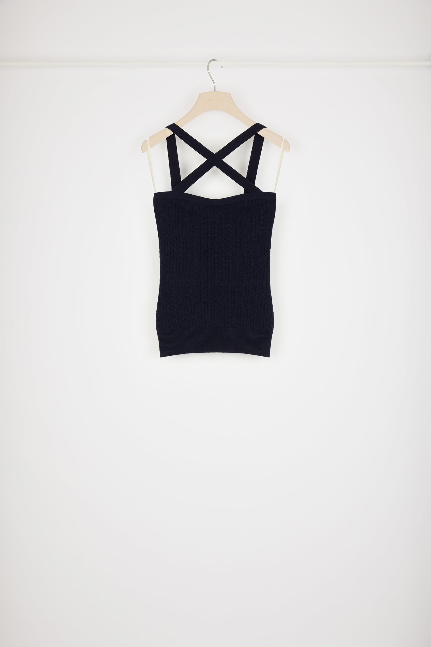 Patou KN125 top maille laine noir XS-XL