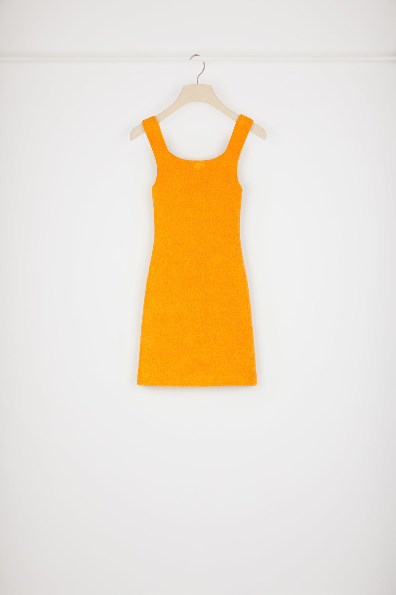 Patou P23KN1298062215M mini robe maille marigold ajustée