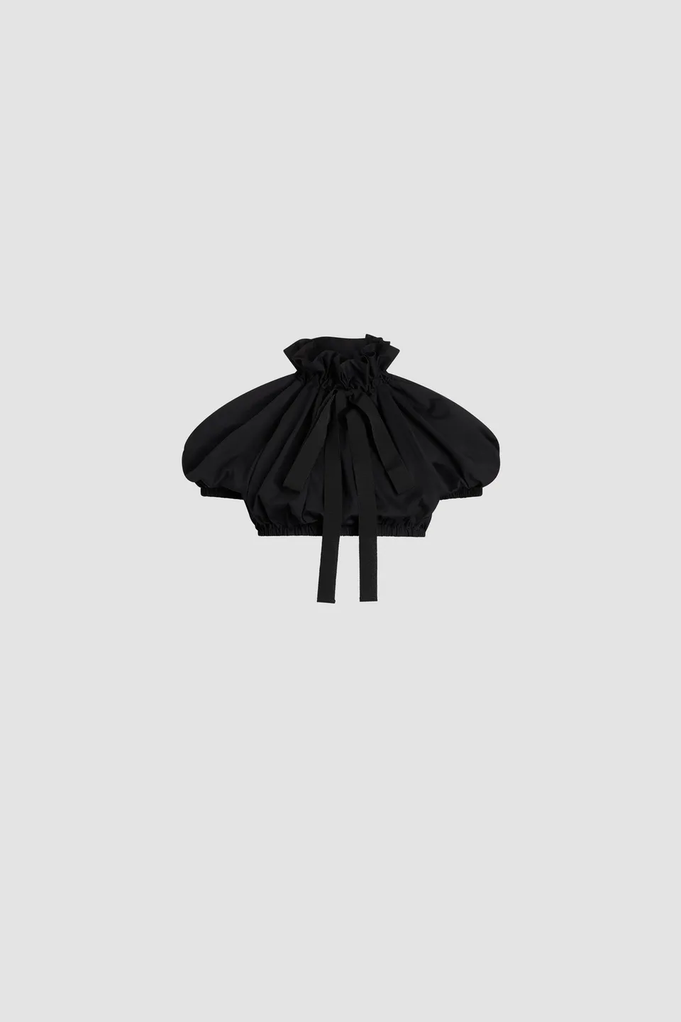 Patou JE220 top coton bio noir court manches courtes