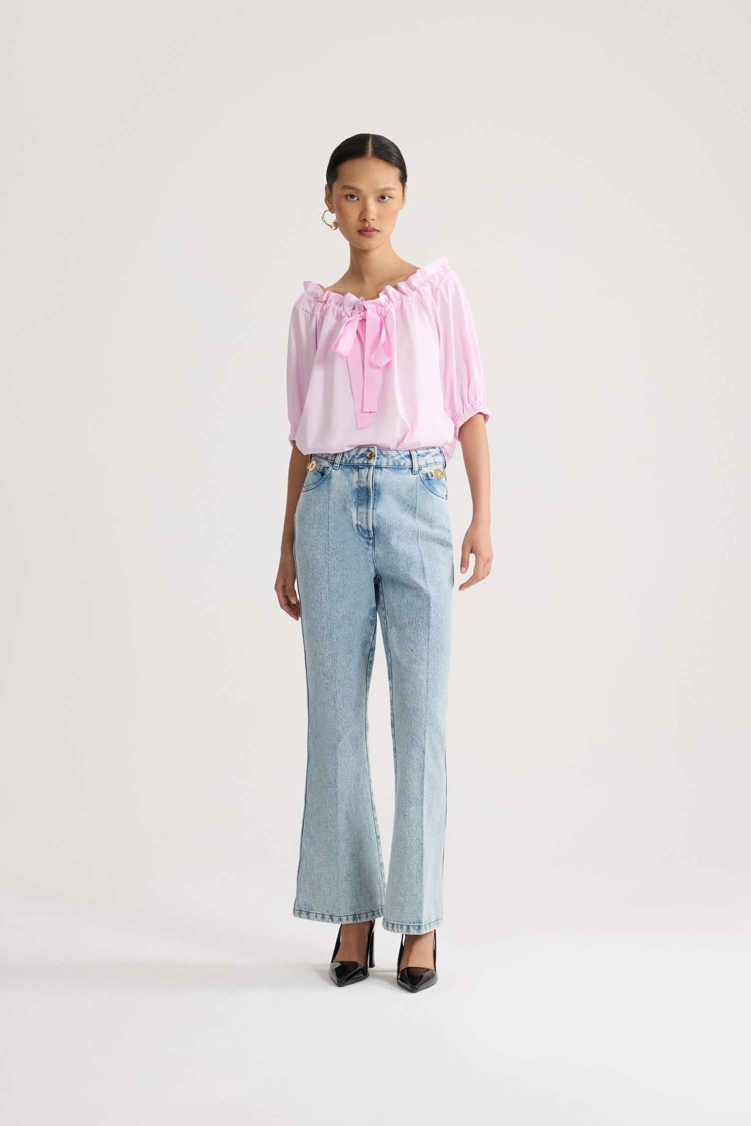 Patou JE139 top coton bio Candy Pink XS-XL