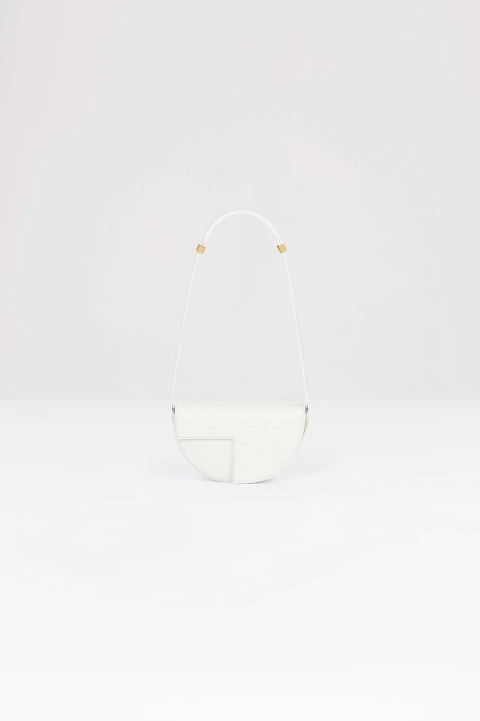 Patou Petit Patou BA003 sac cuir Avalanche Print blanc