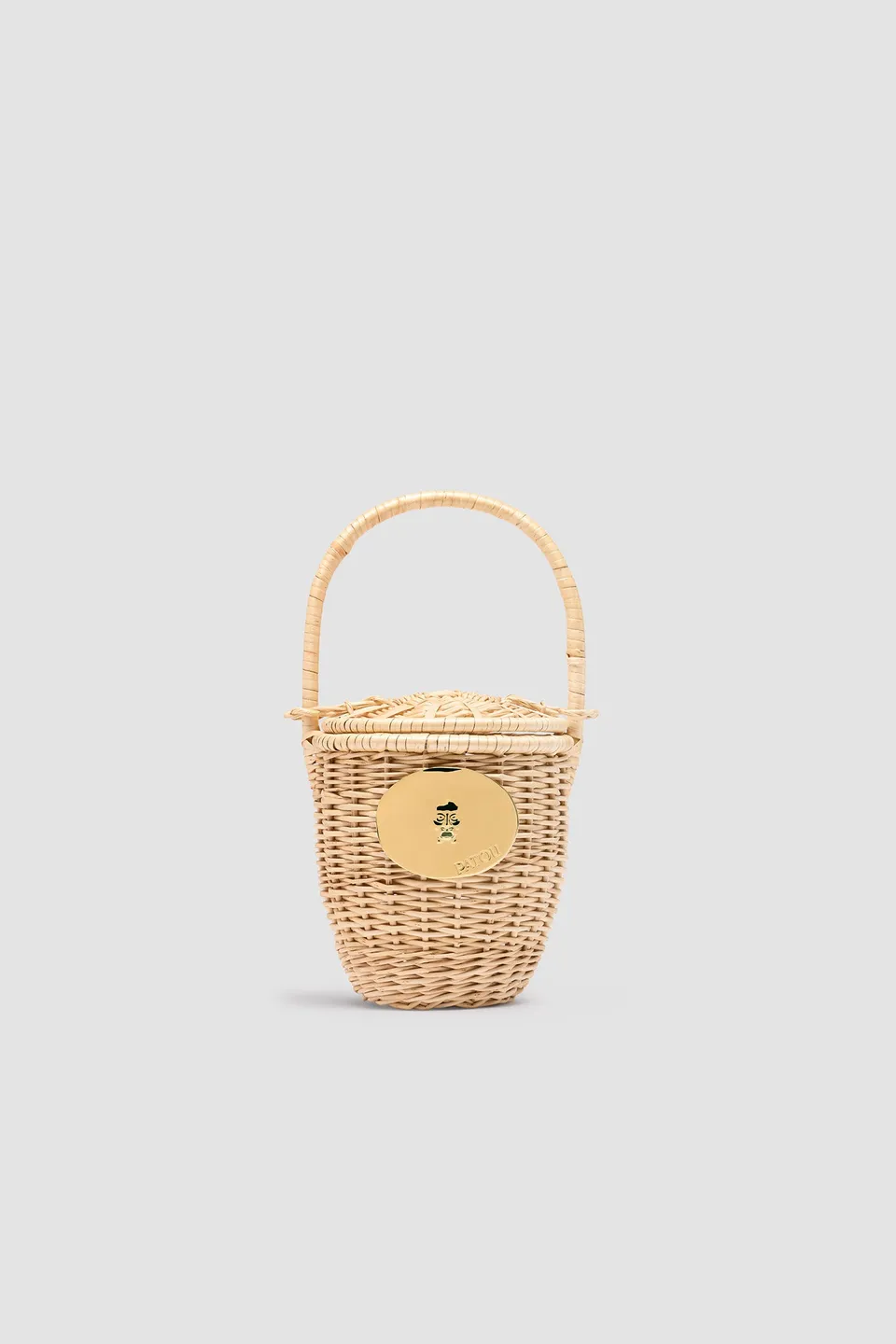 Patou AC003 sac panier osier vanilla seau