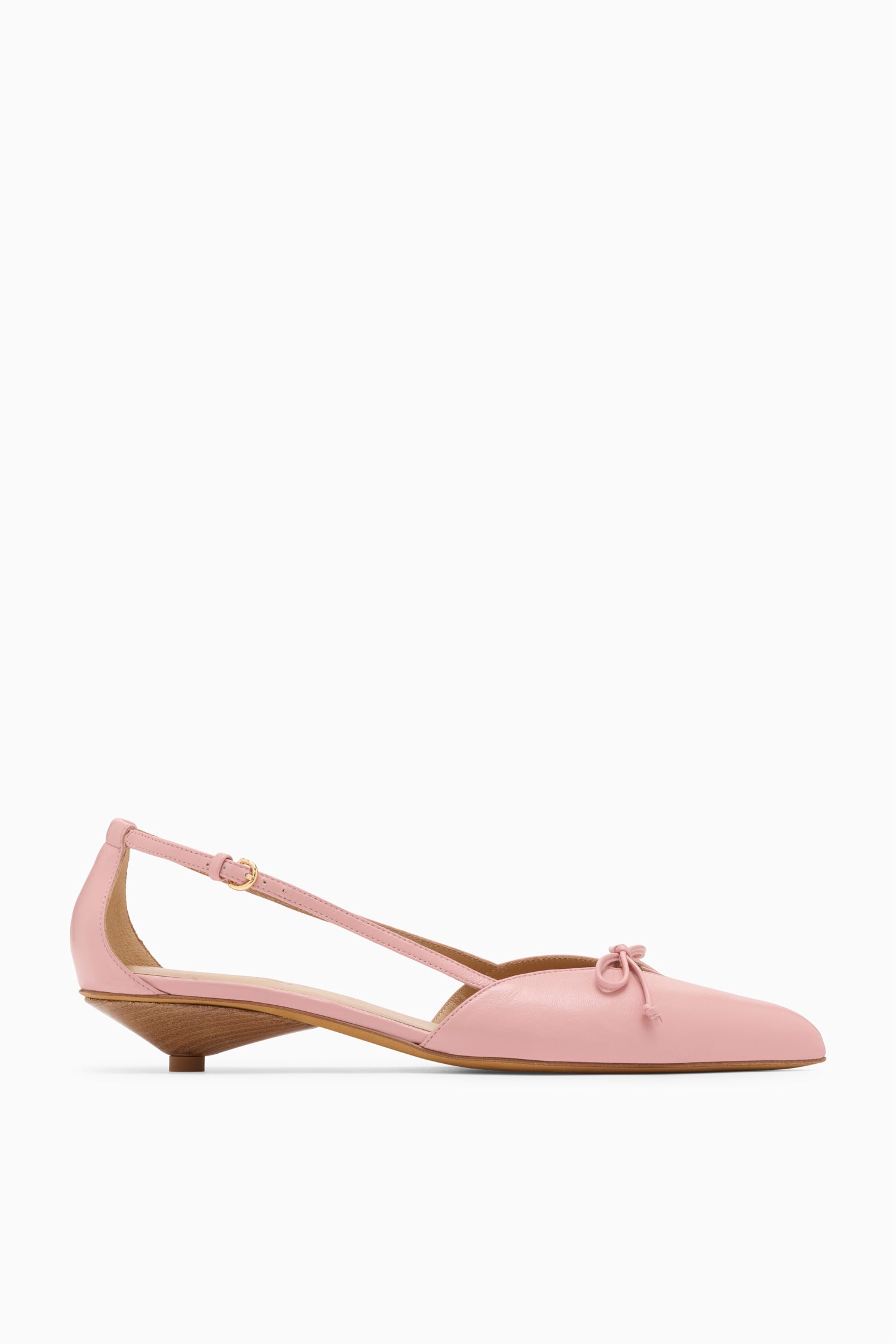 Ulla Johnson Bow Slingback escarpins Seashell talon 25 mm