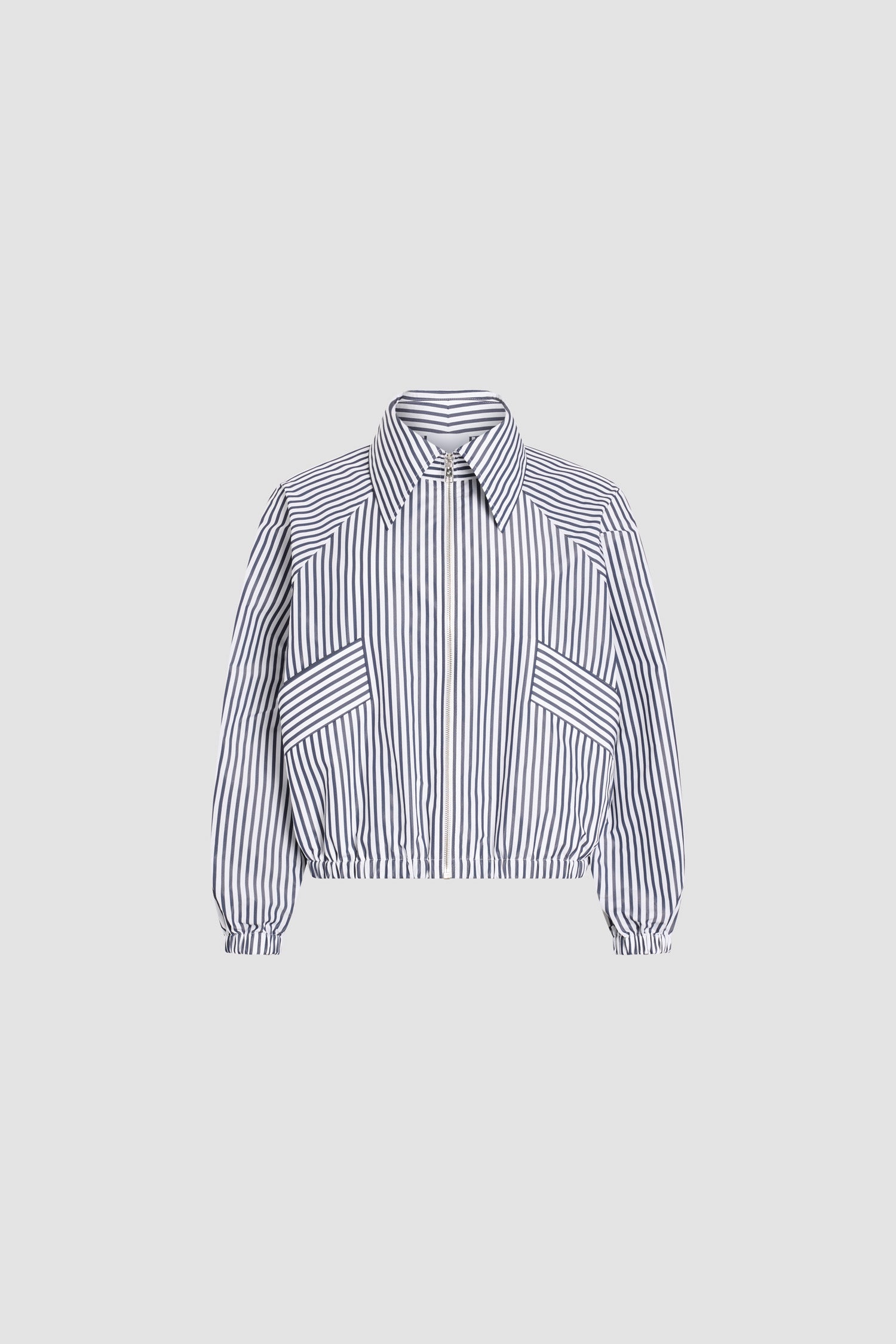 Patou OU04502495970 veste zippée rayée Offshore Stripes