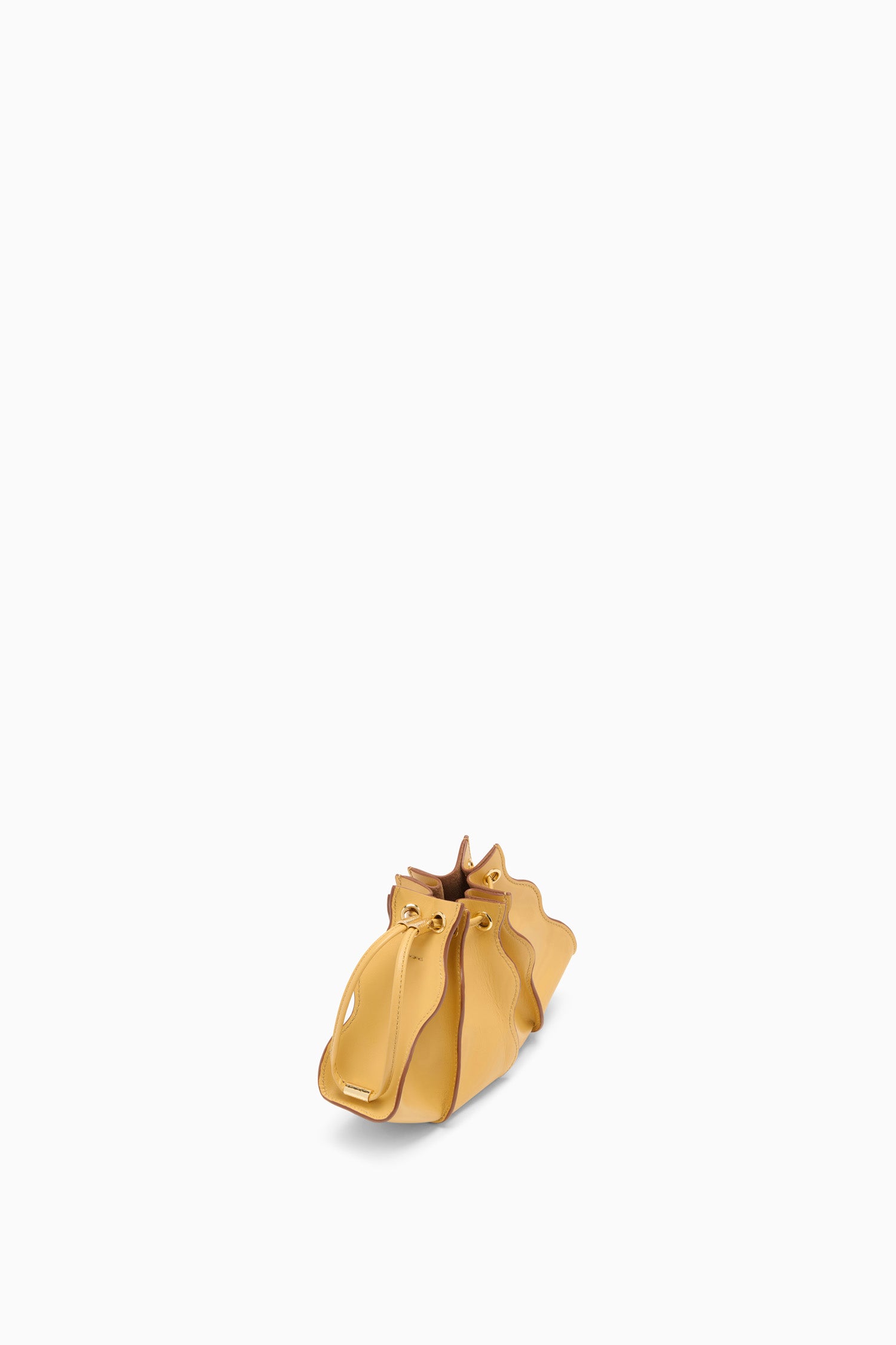Ulla Johnson Adria PS261106 sac bandoulière cuir Lotus jaune