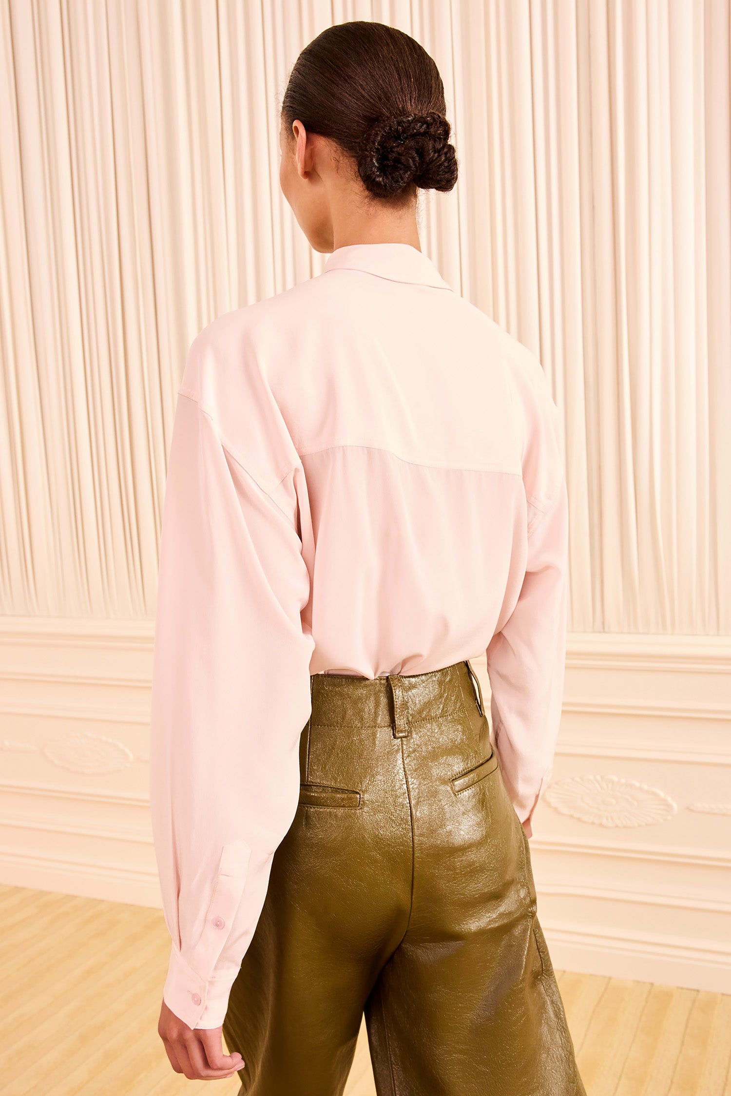Ulla Johnson Lise Blouse soie Powder