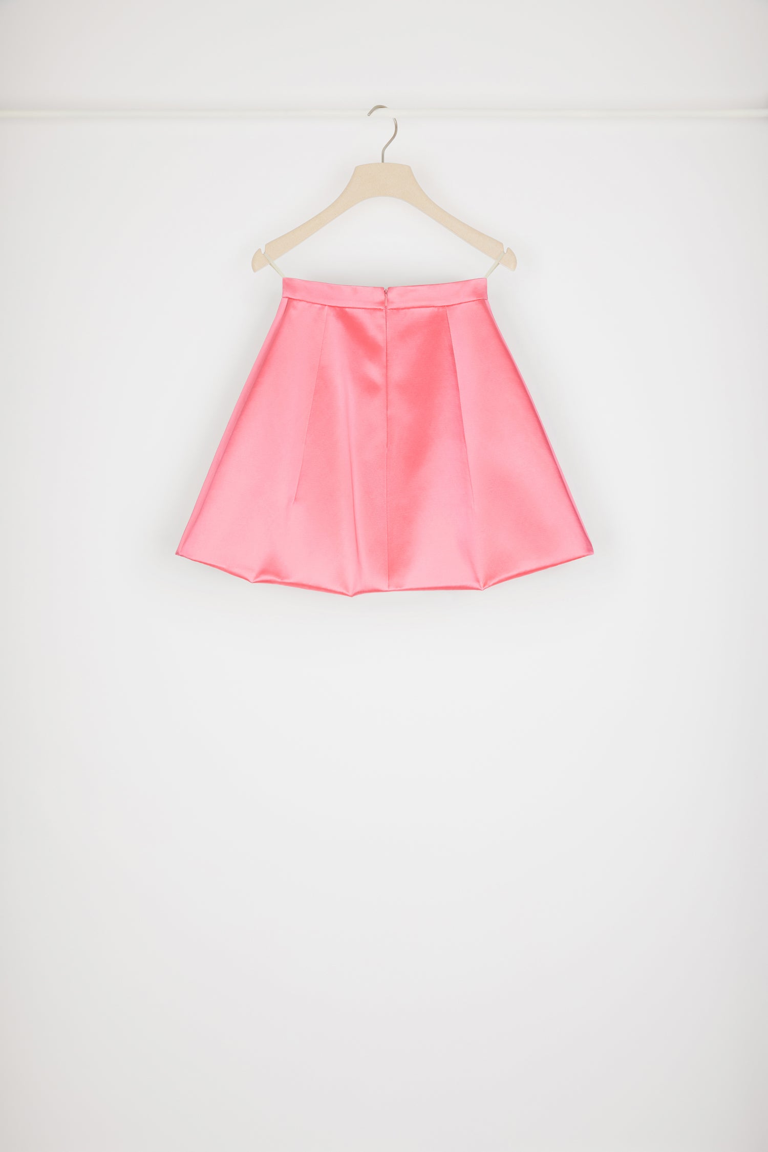 Patou SK039 mini jupe satin Camelia Pink coton