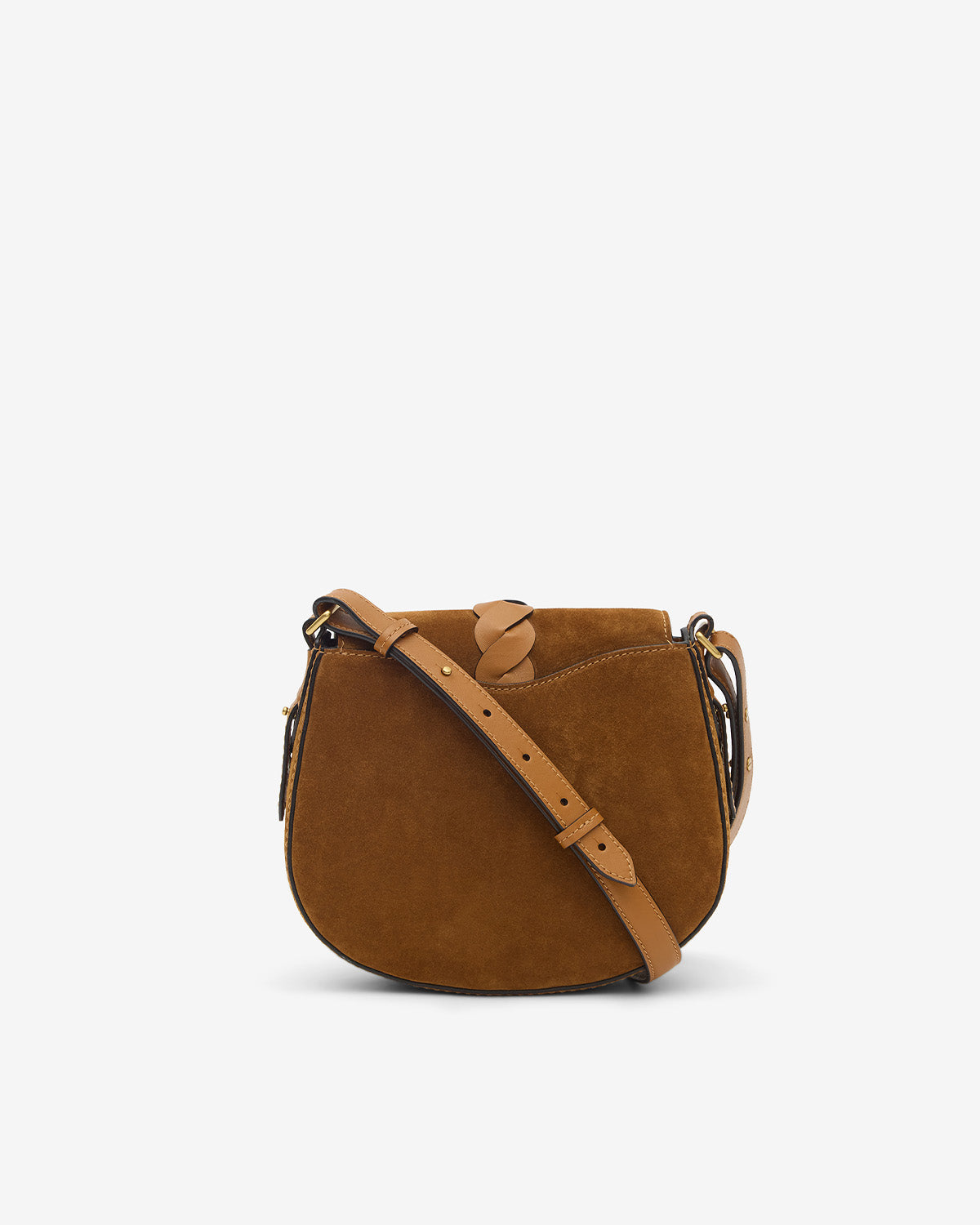Isabel Marant Altay Small sac cuir velours cognac