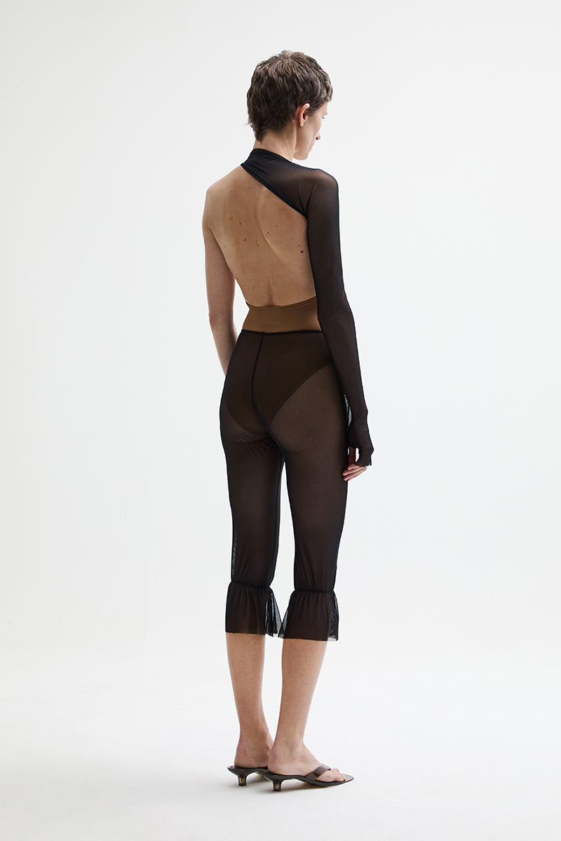 ATU Body Couture SPARROW pantalon capri tulle noir