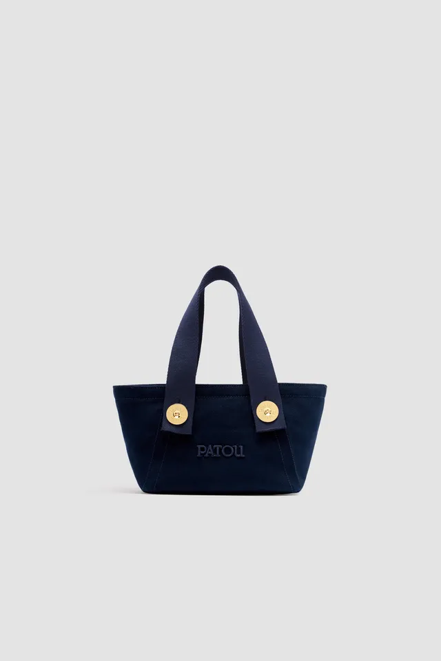 Patou Bags AC0900076699N tote trapèze toile Navy TU