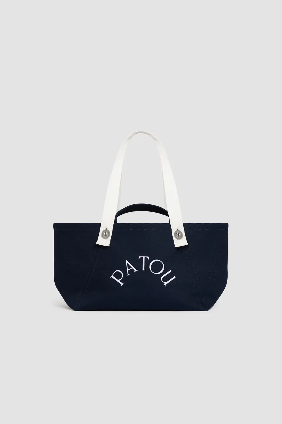 Patou Trapeze AC131 tote bag coton Deep Sea Blue