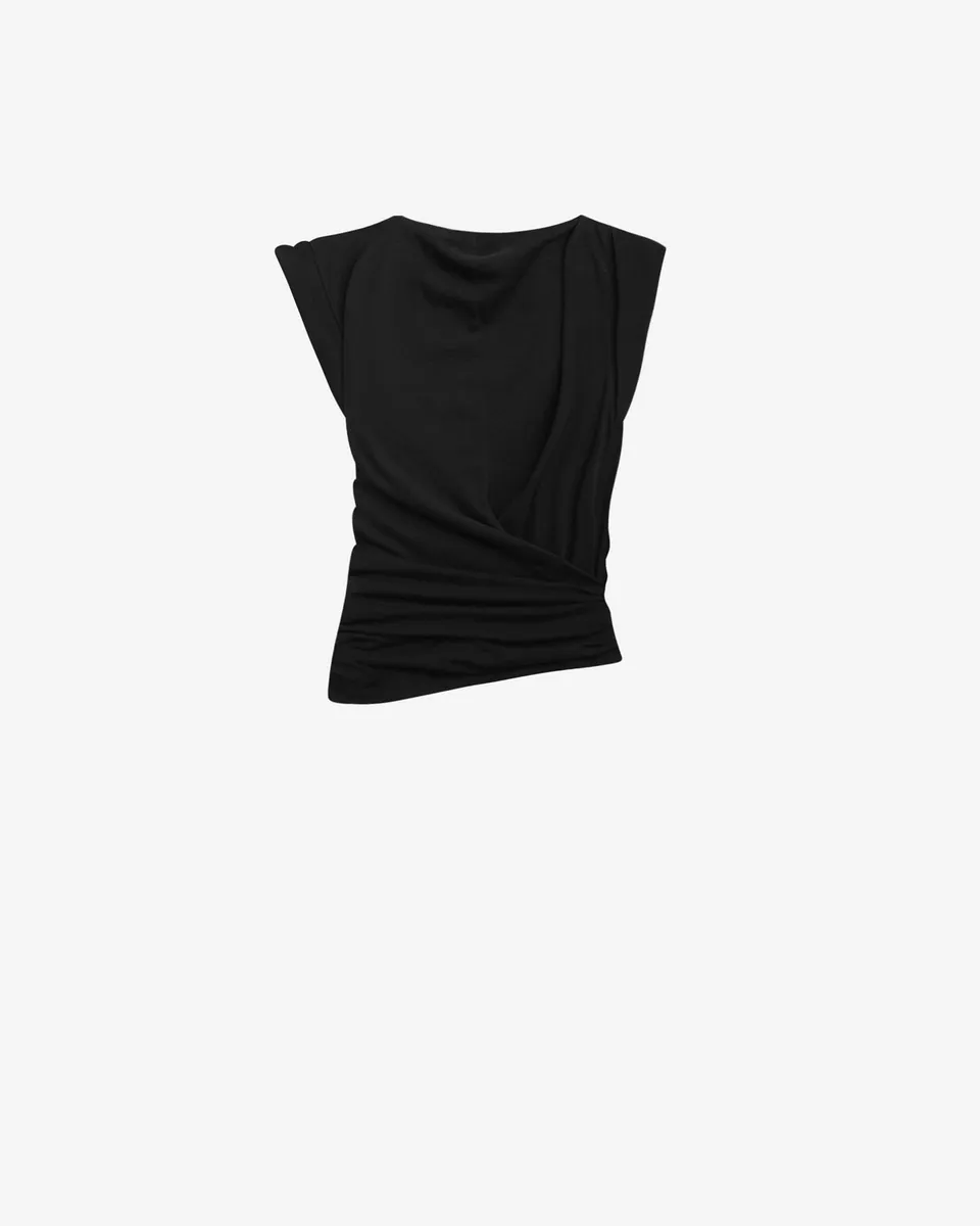 Isabel Marant Maisan TS0207FA t-shirt noir coton