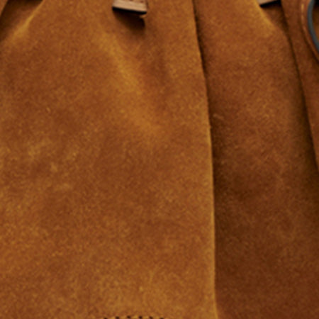 Isabel Marant Bolton PP0406 sac cuir velours cognac