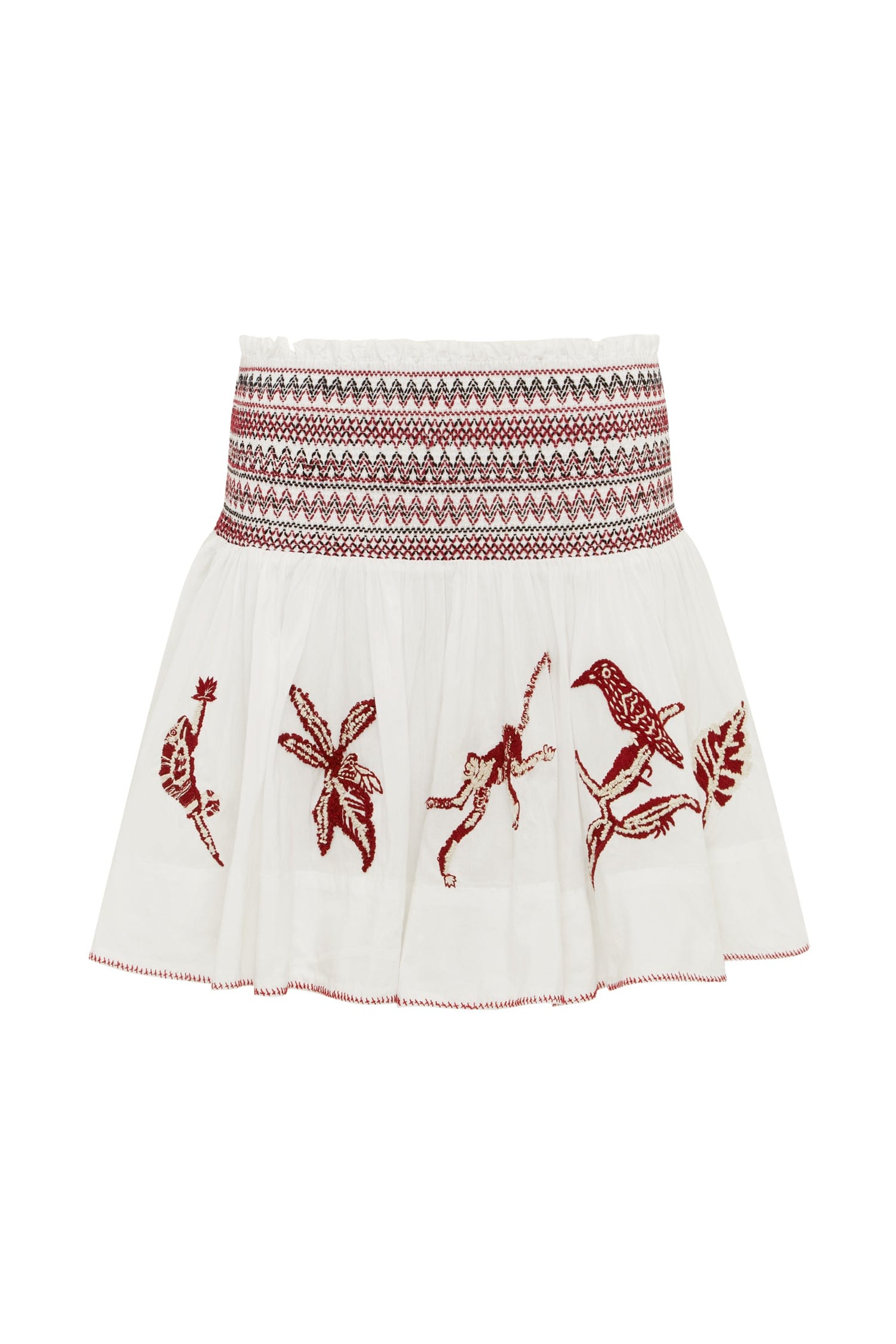 Alemaïs Odie Embroidered jupe mini 8 brodée