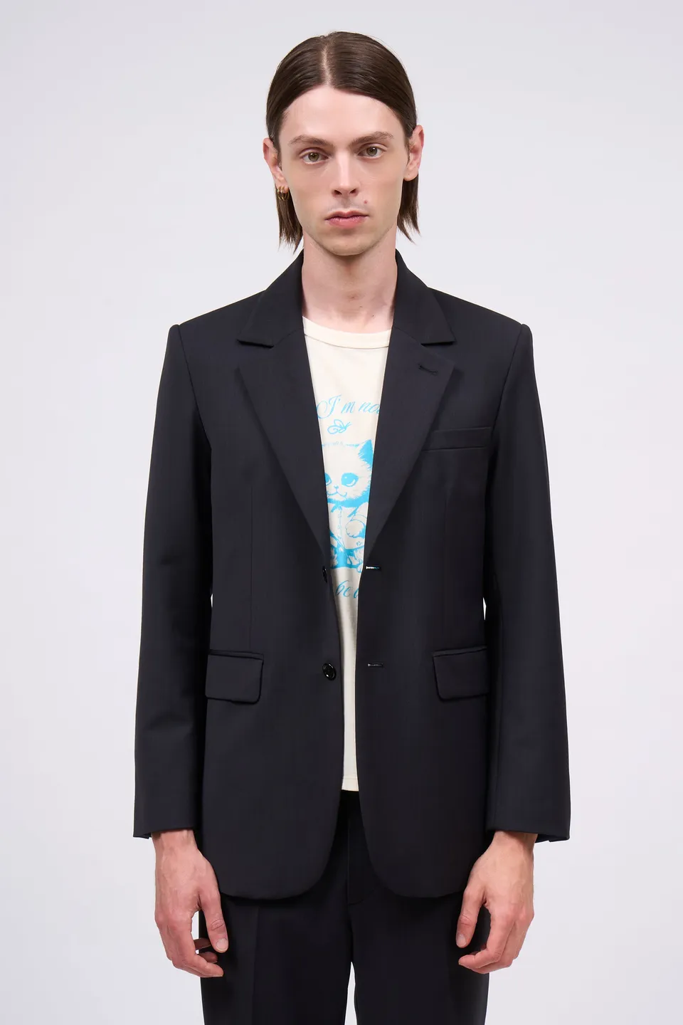 Paul & Joe Ian Veste tailleur laine tropicale noir