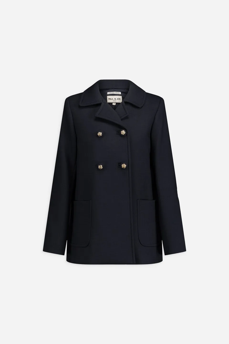 Paul & Joe Mamamia Veste laine ajustée double boutonnage
