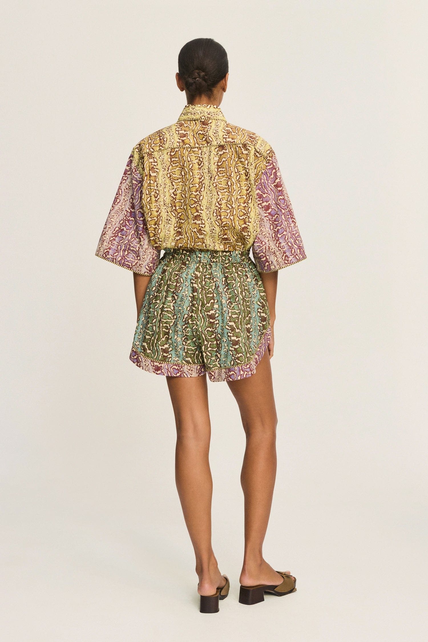 Alemäis Varna Short short coton bio imprimé animal