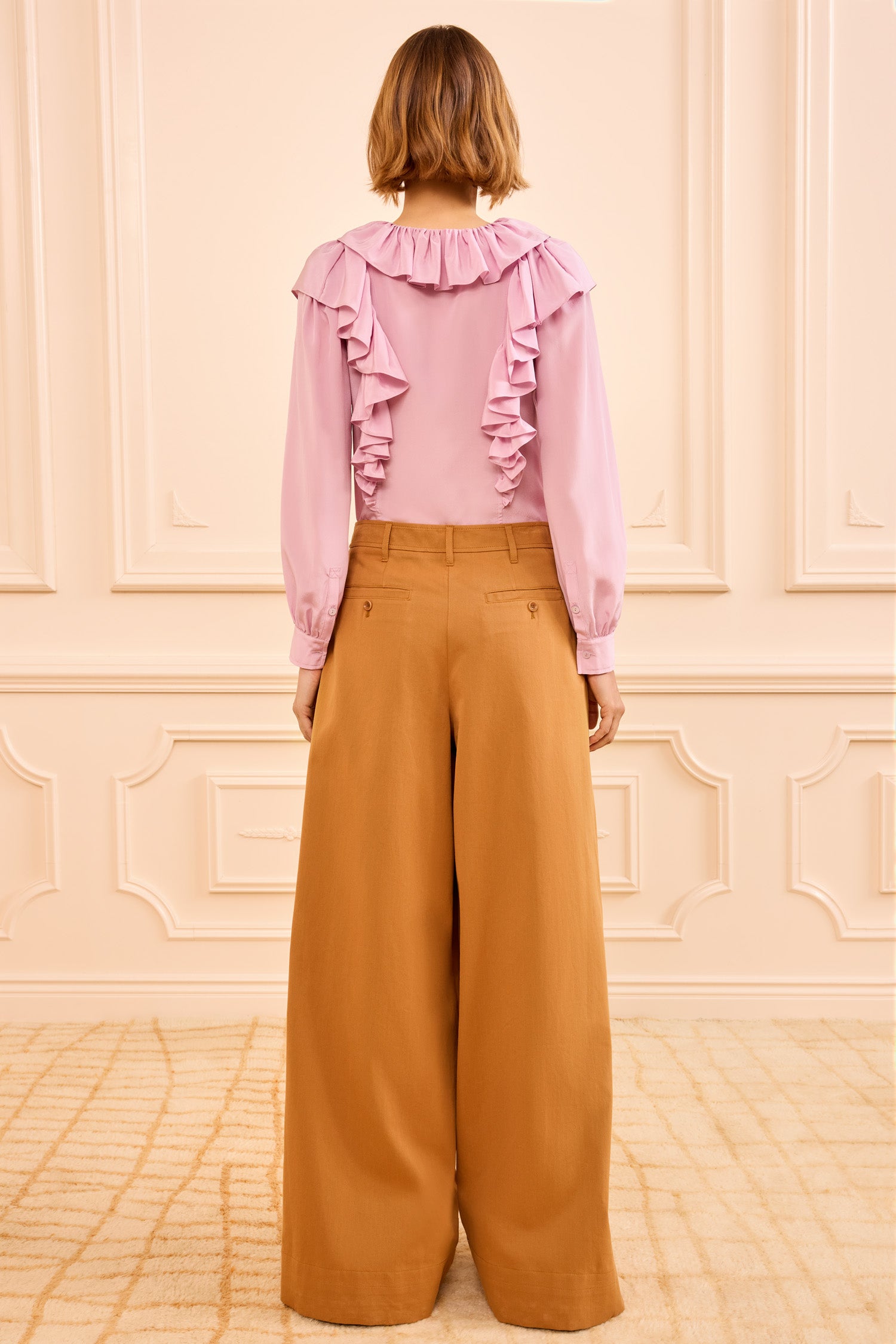 Ulla Johnson Motherwell pantalon Burnish coton large