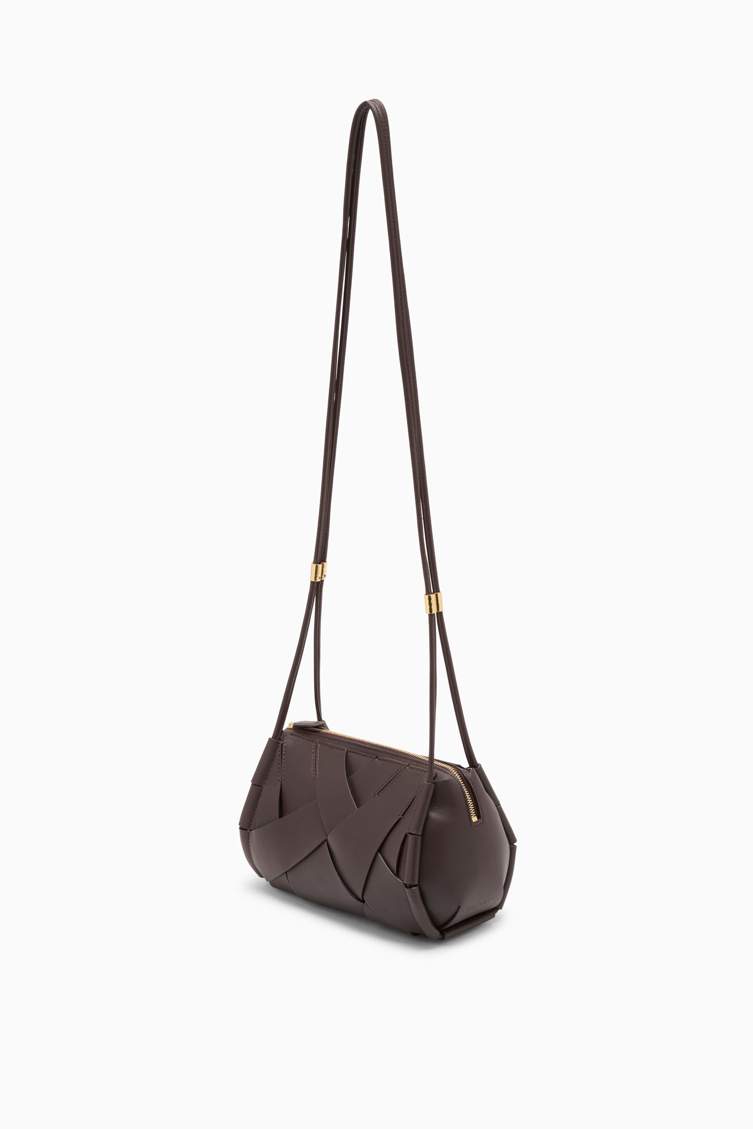 Ulla Johnson Charlotte Sac Camera Cuir Wenge Marron