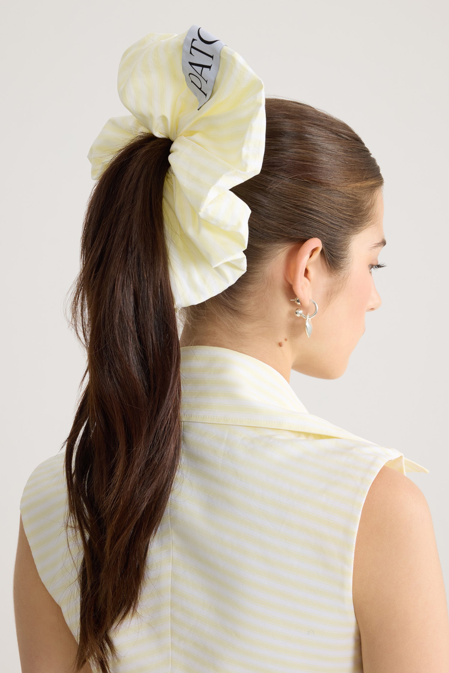 Patou AC059 chouchou coton bio jaune rayures