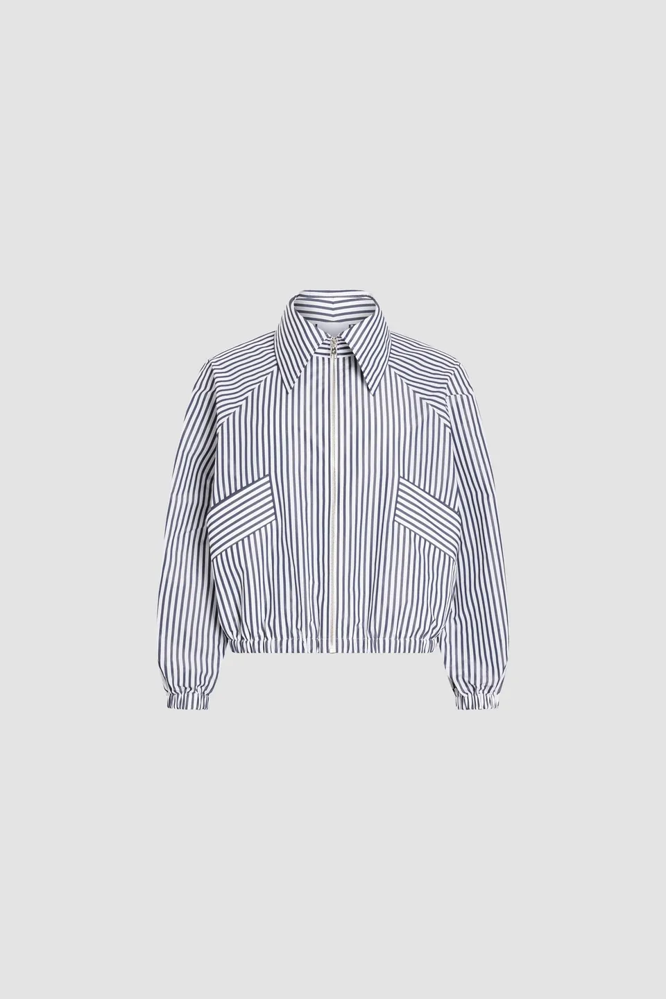 Patou OU04502495970 veste zippée rayée Offshore Stripes
