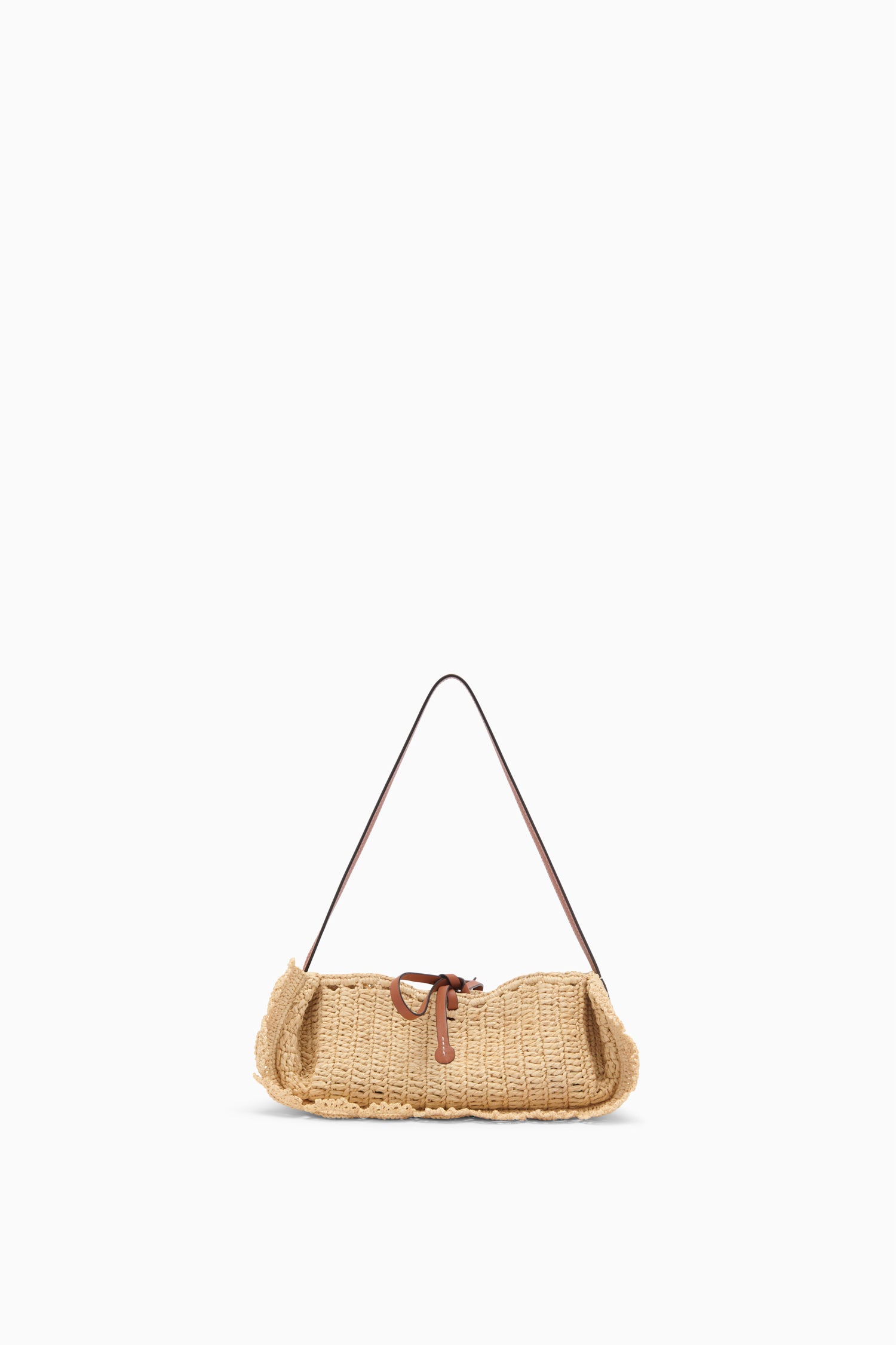 Ulla Johnson Marina PF261194 pochette raphia Natural taille unique