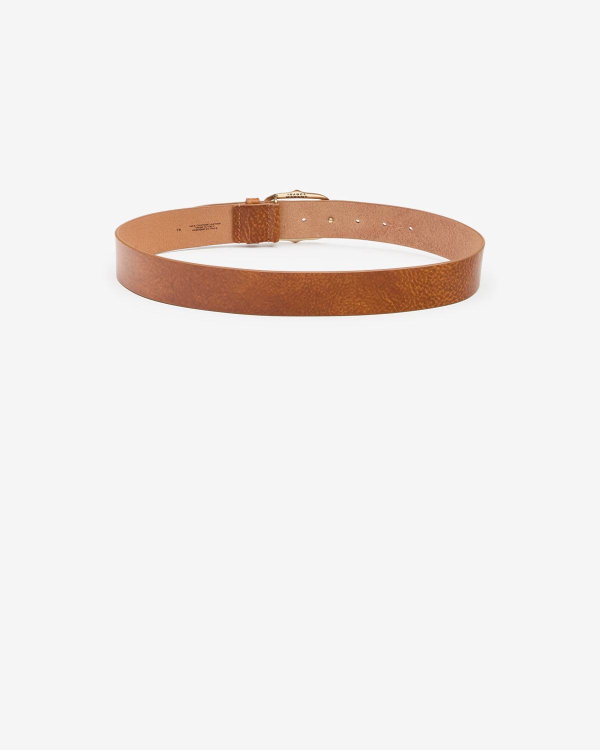Isabel Marant Holis Ceinture cuir ambre fine
