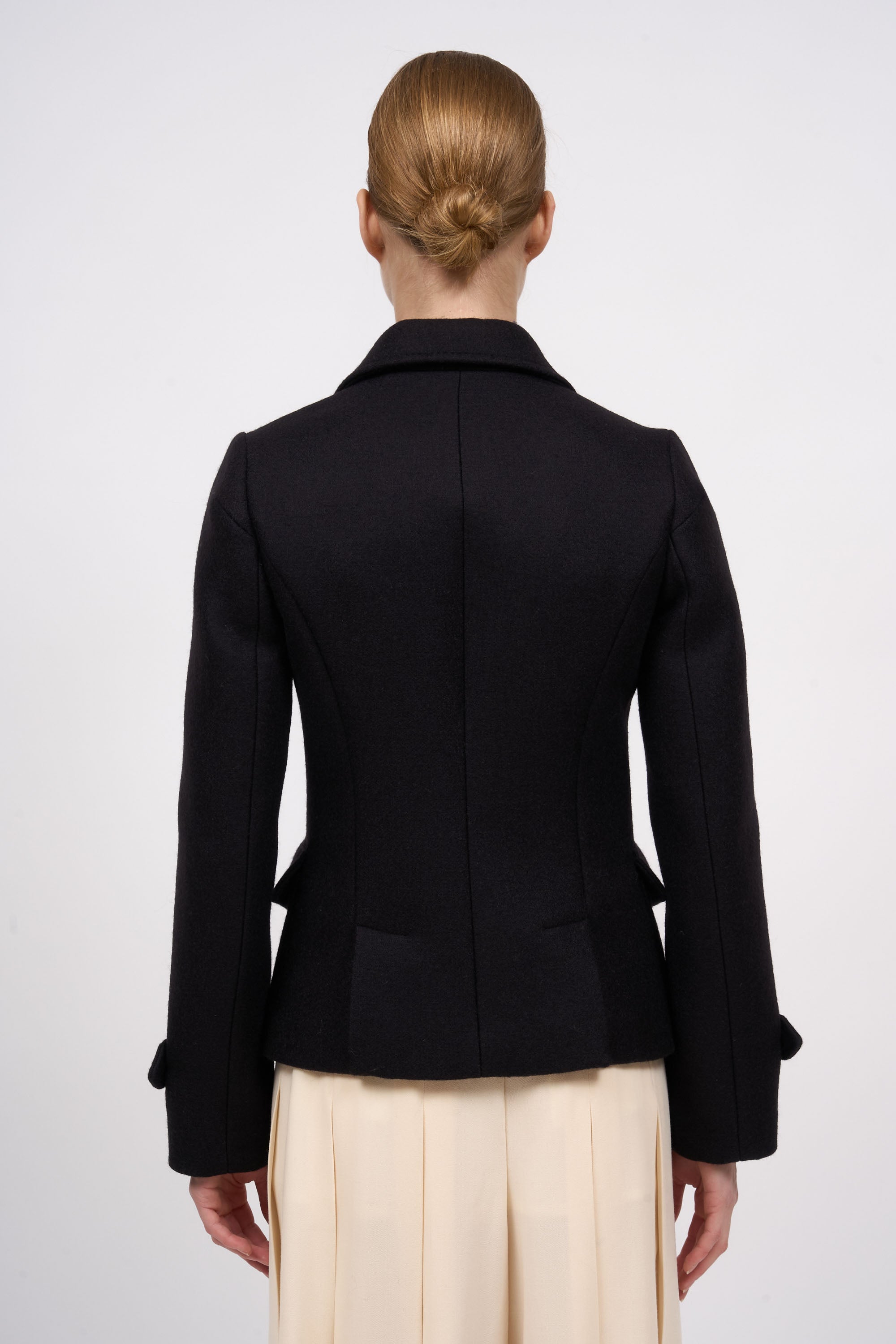 Paul & Joe Hollie veste laine noire coupe cintrée 100% laine