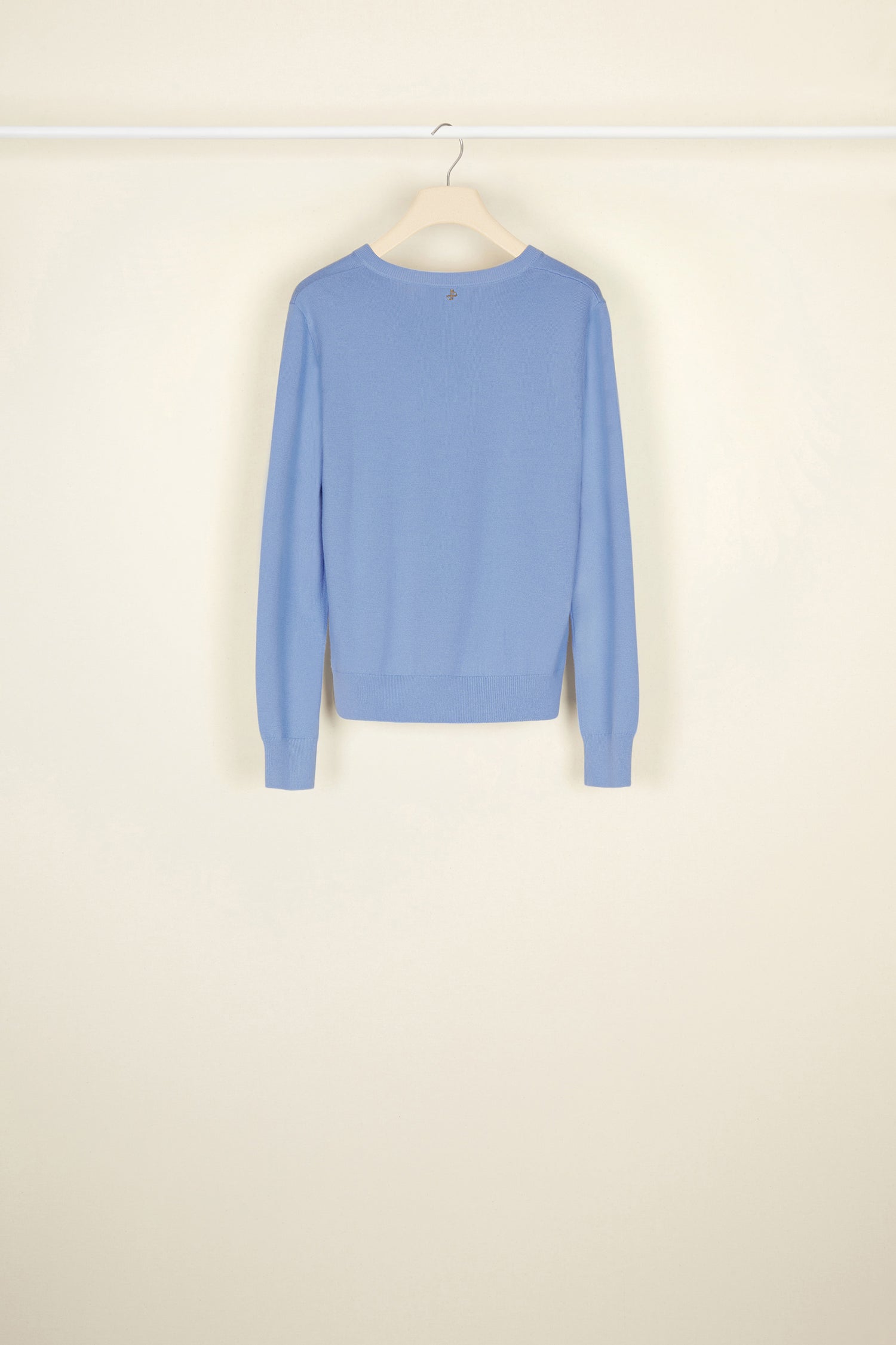 Patou KN023 pull myrtille laine col crochet amovible