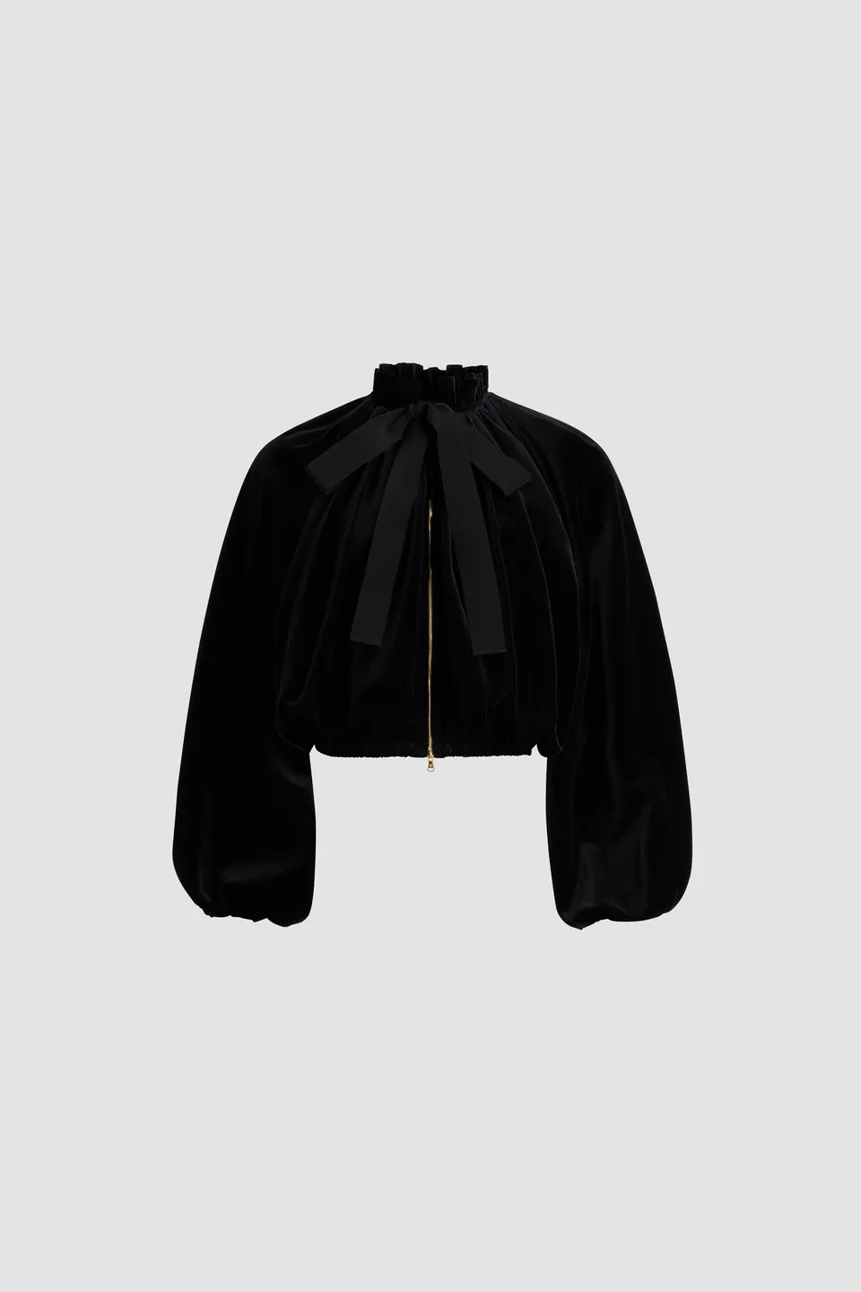 Patou A25OU017 veste velours noir coton bio