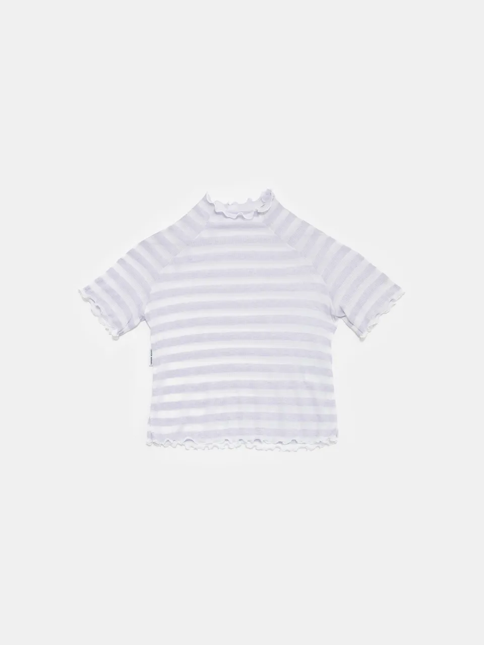 Ester Manas Easy top rayé lilas blanc XS/S