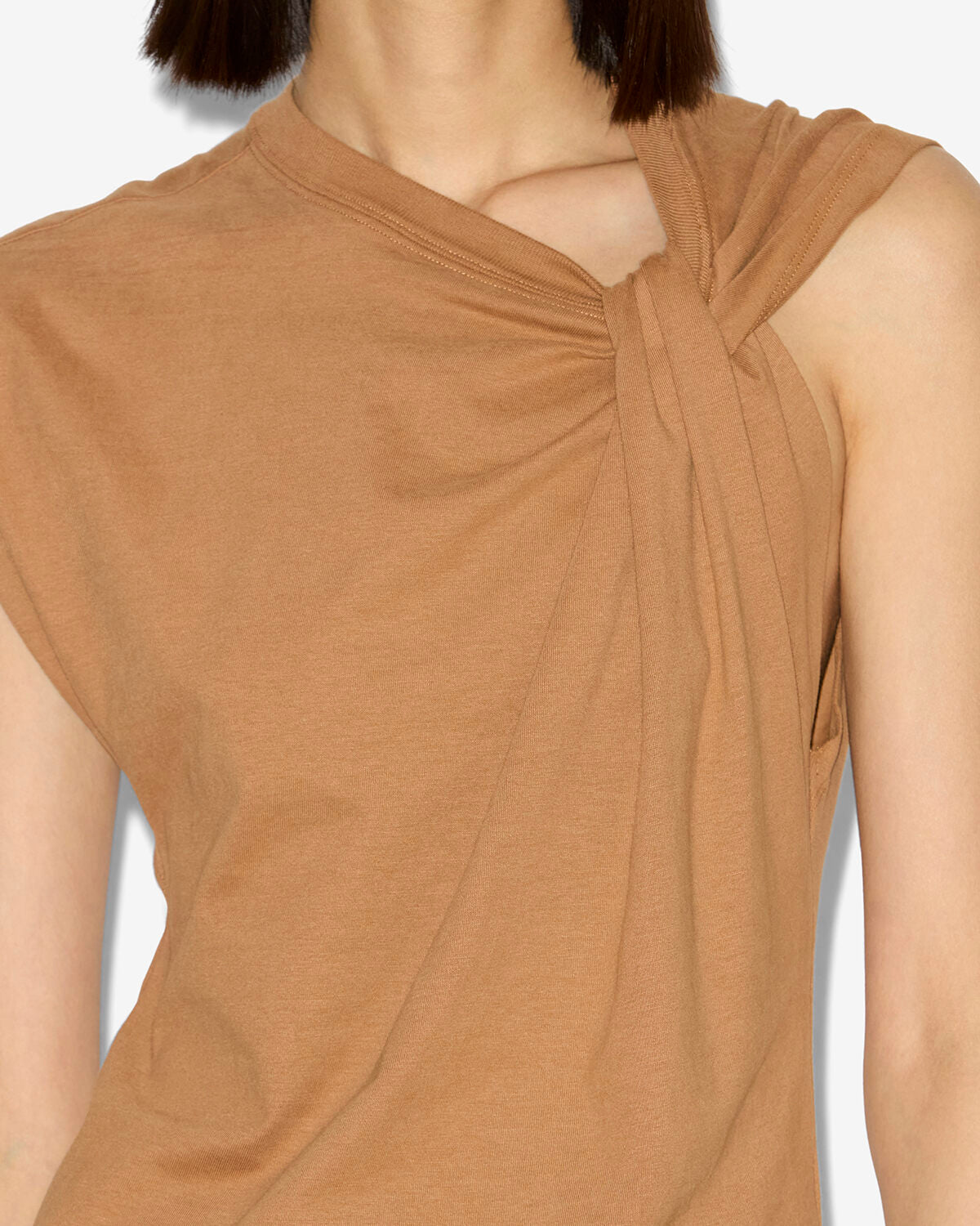 Isabel Marant Nayda TS0175FA T-shirt caramel coton