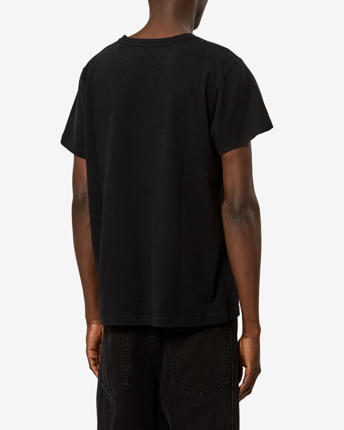 Isabel Marant Zafferh t-shirt noir coton logo brodé