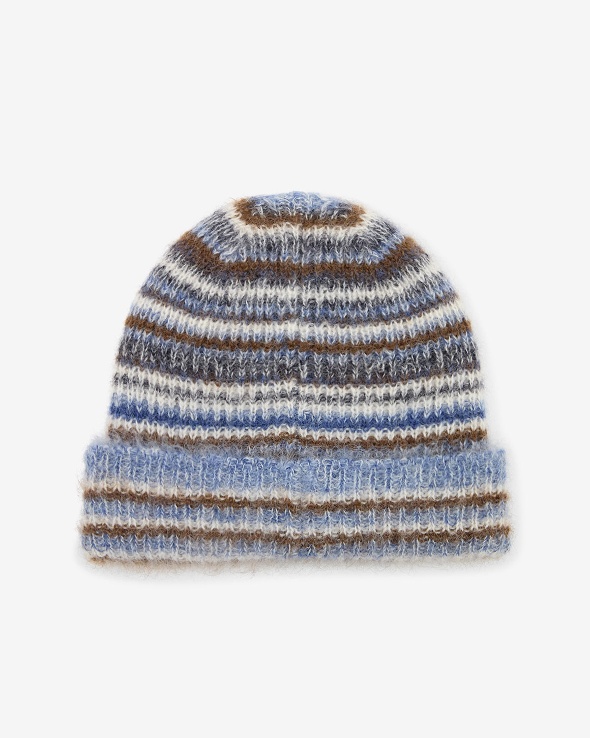 Isabel Marant Morenne Bonnet Mohair Nuit Rayures Bleues