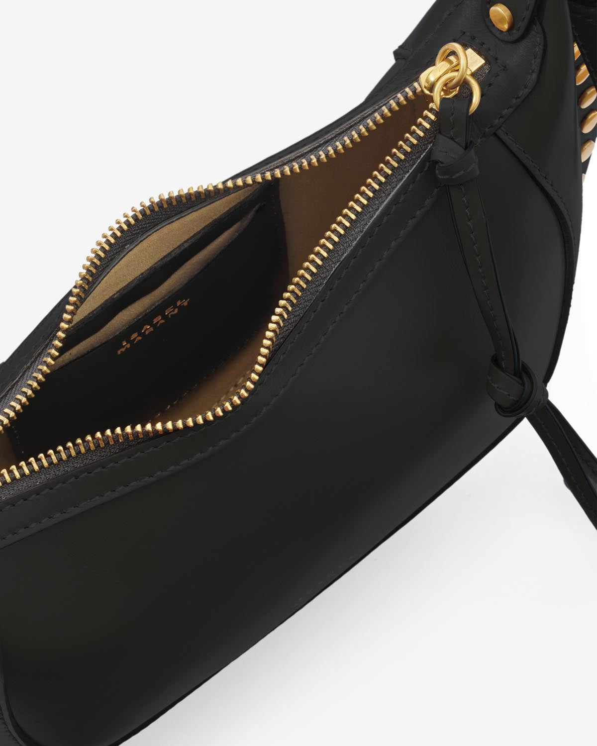 Isabel Marant Oskan Moon PP0003FA sac cuir noir clouté