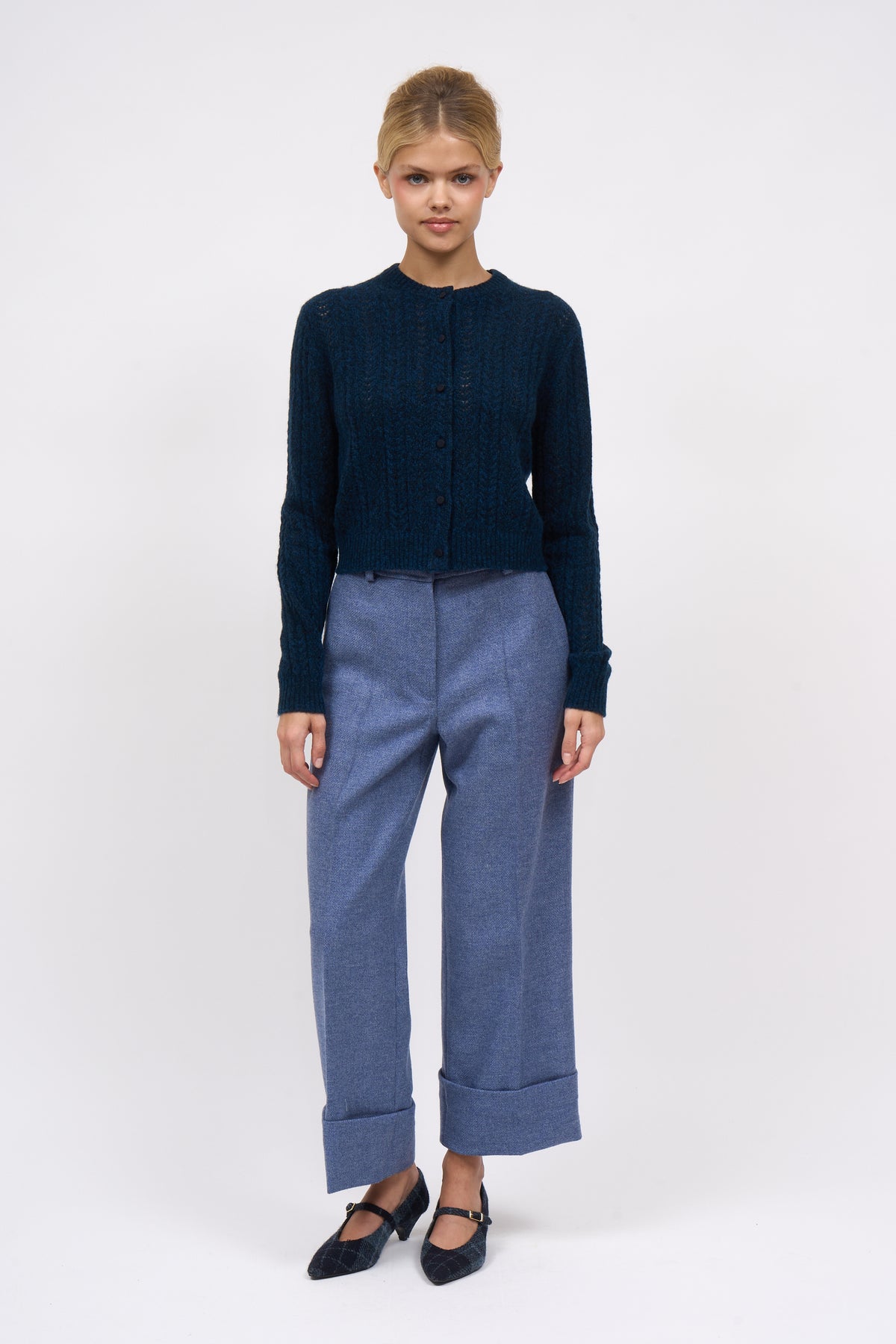 Paul & Joe Novelo cardigan cachemire mélangé torsades