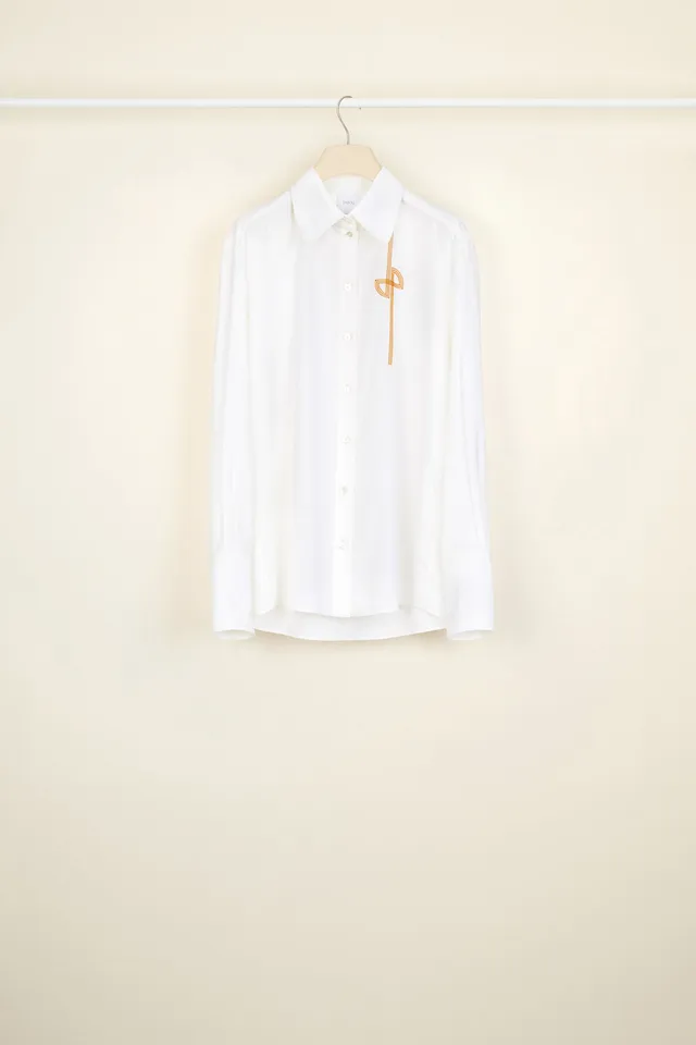 Patou A20BL0090057095C chemise coton crème