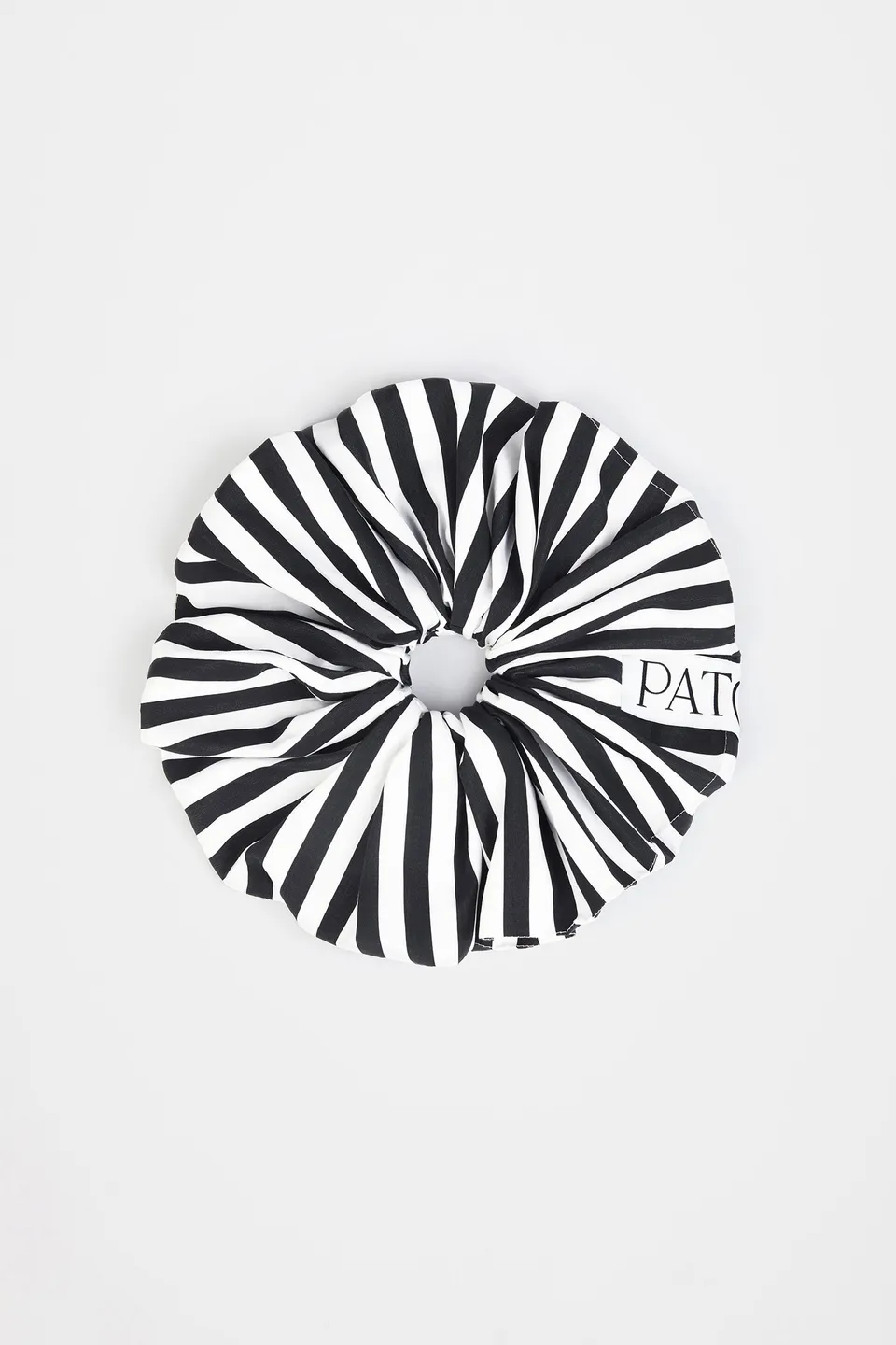 Patou AC059 chouchou coton rayé noir large TU