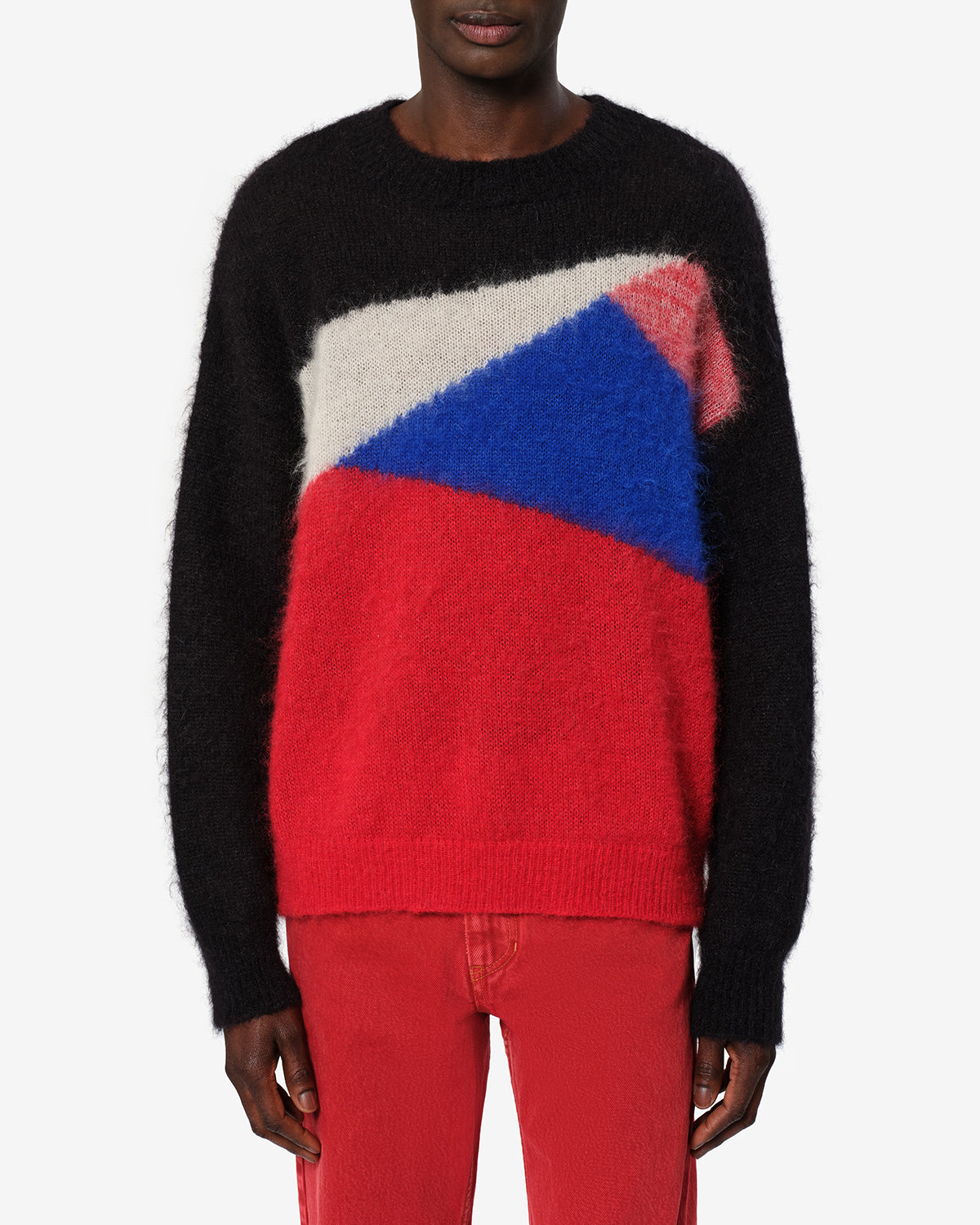 Isabel Marant Leonard PU1001HA pull mohair multicolore