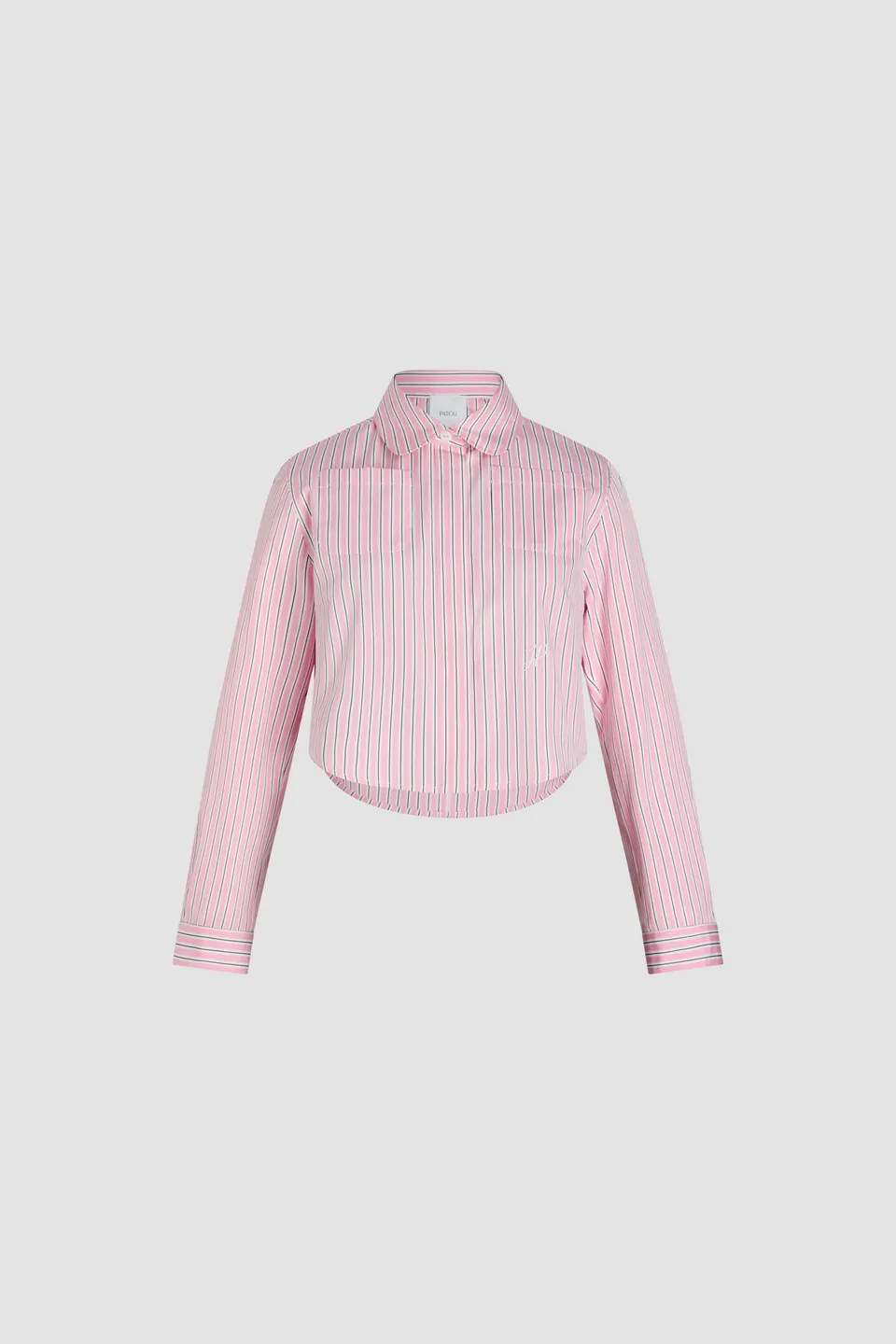 Patou chemise P25BL04201905068 Primrose Pink Stripes coton bio
