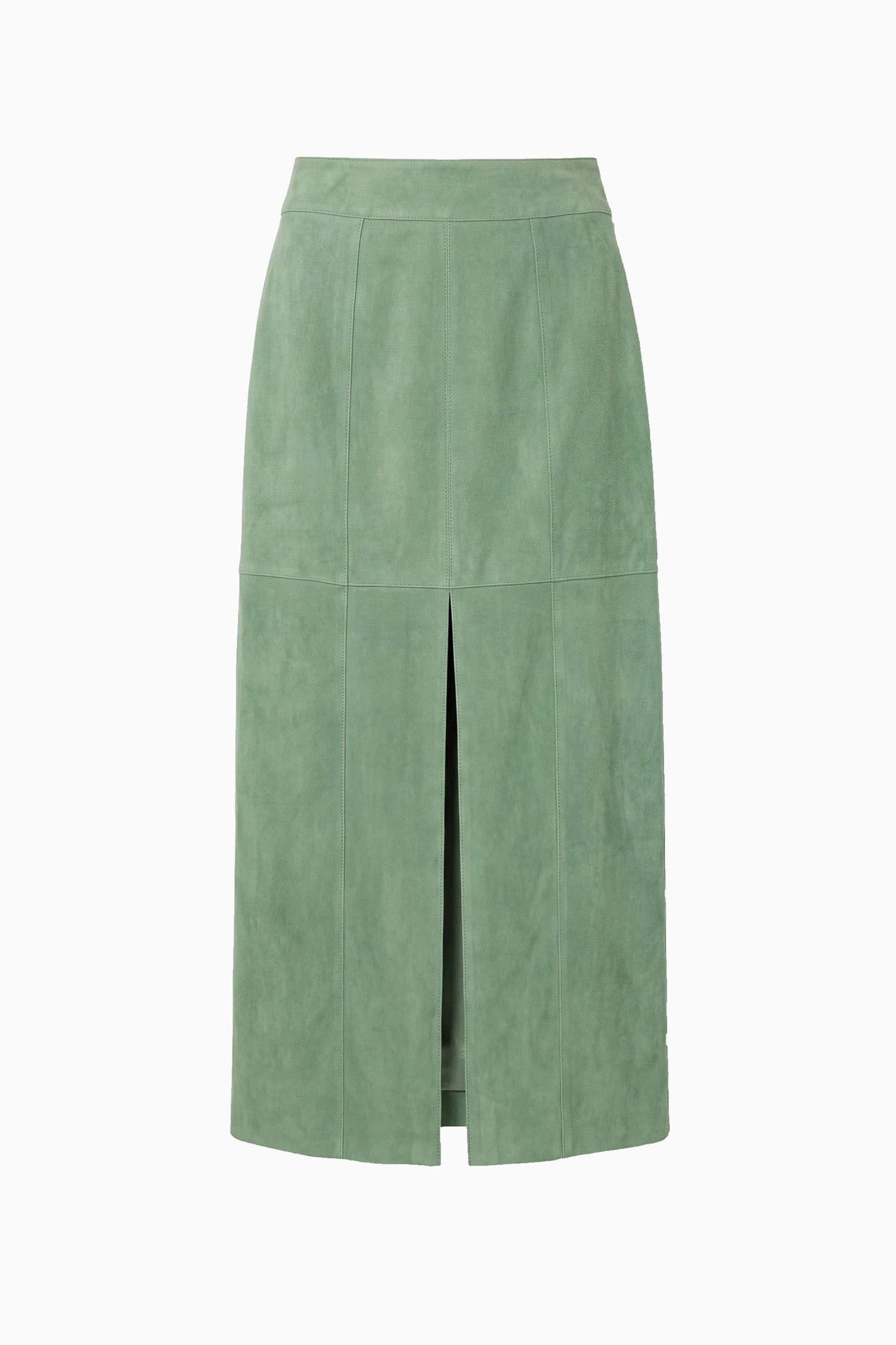 Ulla Johnson Orion jupe crayon cuir Aventurine midi
