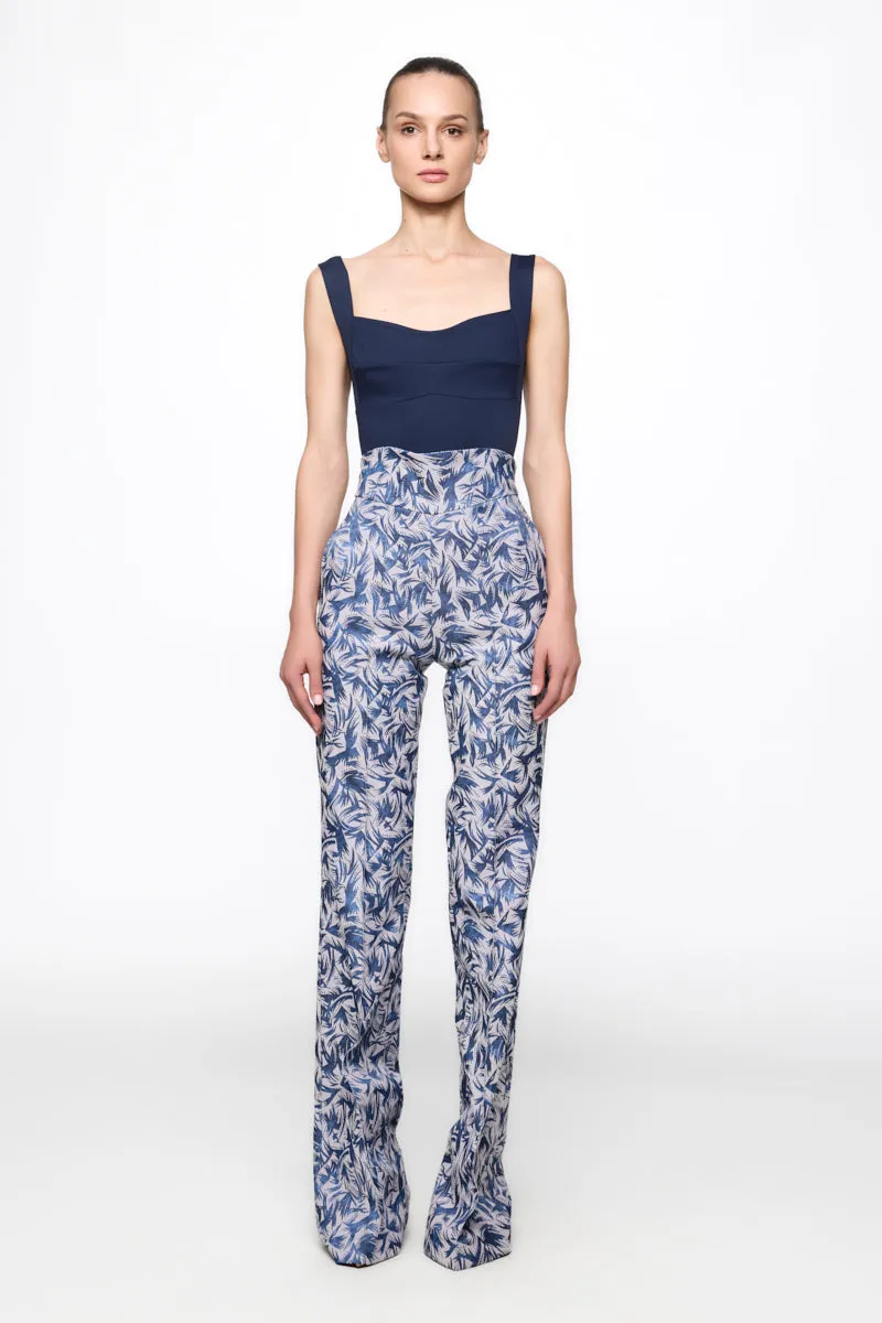 ATU Body Couture Trousers BROCART trousers pantalon bleu