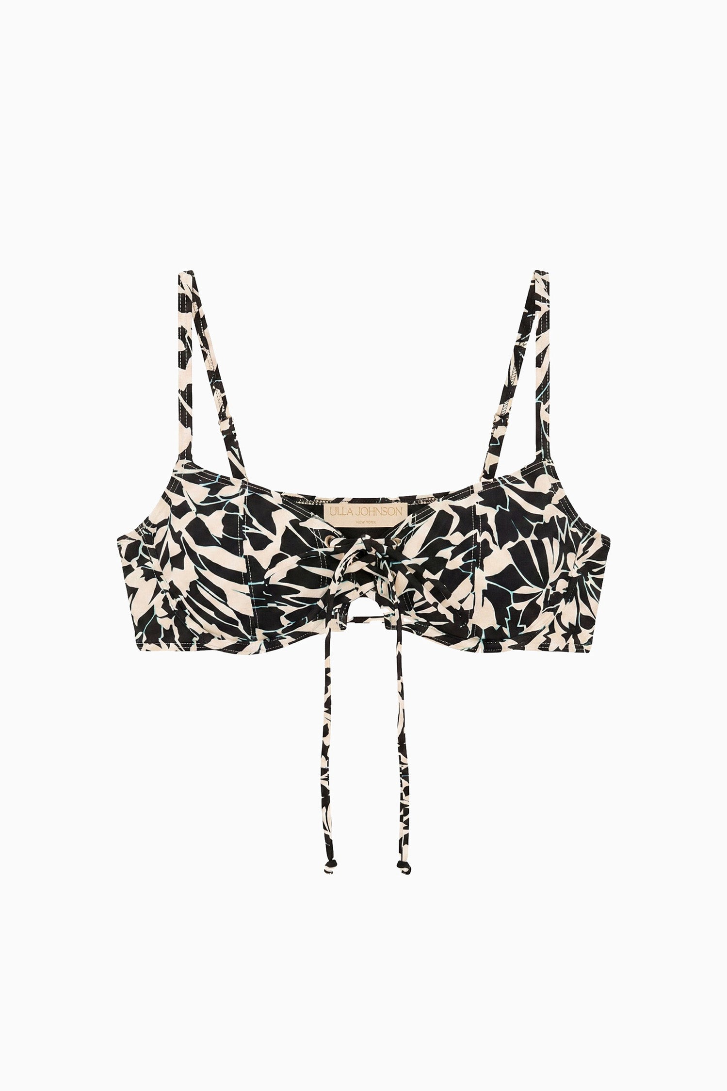 Ulla Johnson Noa PF261702 haut bikini Mercury noué