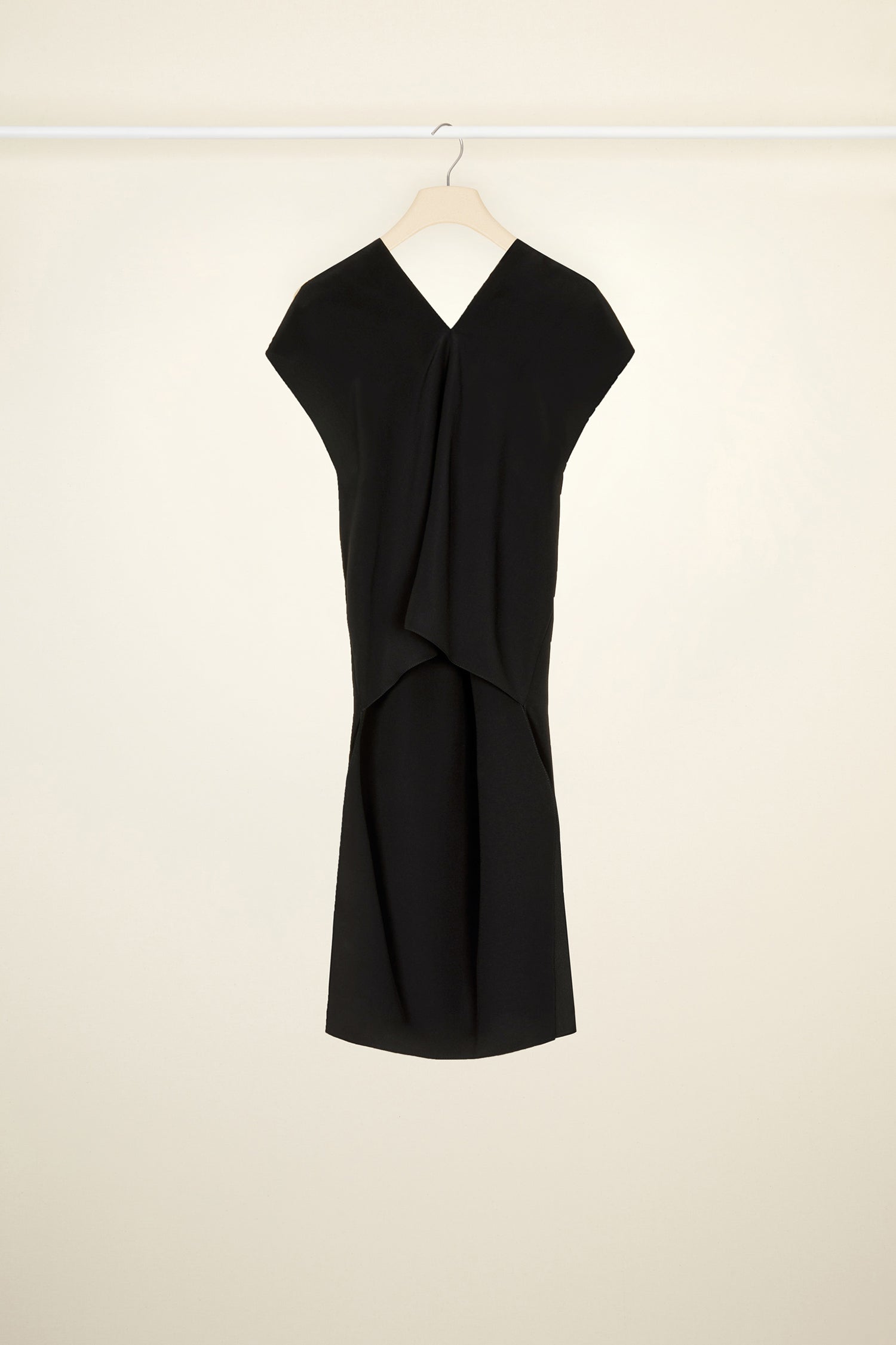 Patou Top TO014 Soie Noire Asymetrique 34-44