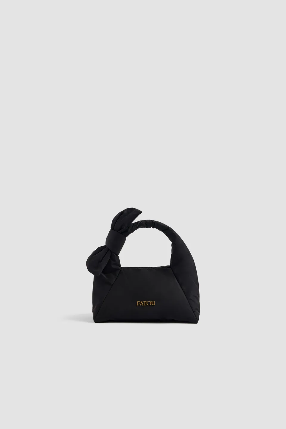 Patou AC1690011999B sac noir polyester recyclé noué