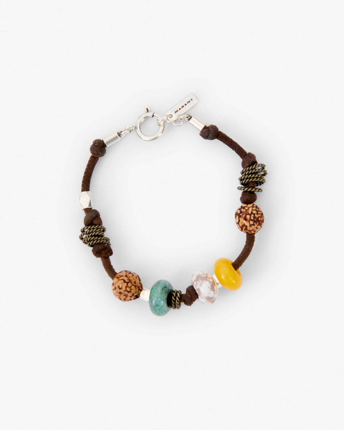 Isabel Marant Willow BR0274HA bracelet cuir café