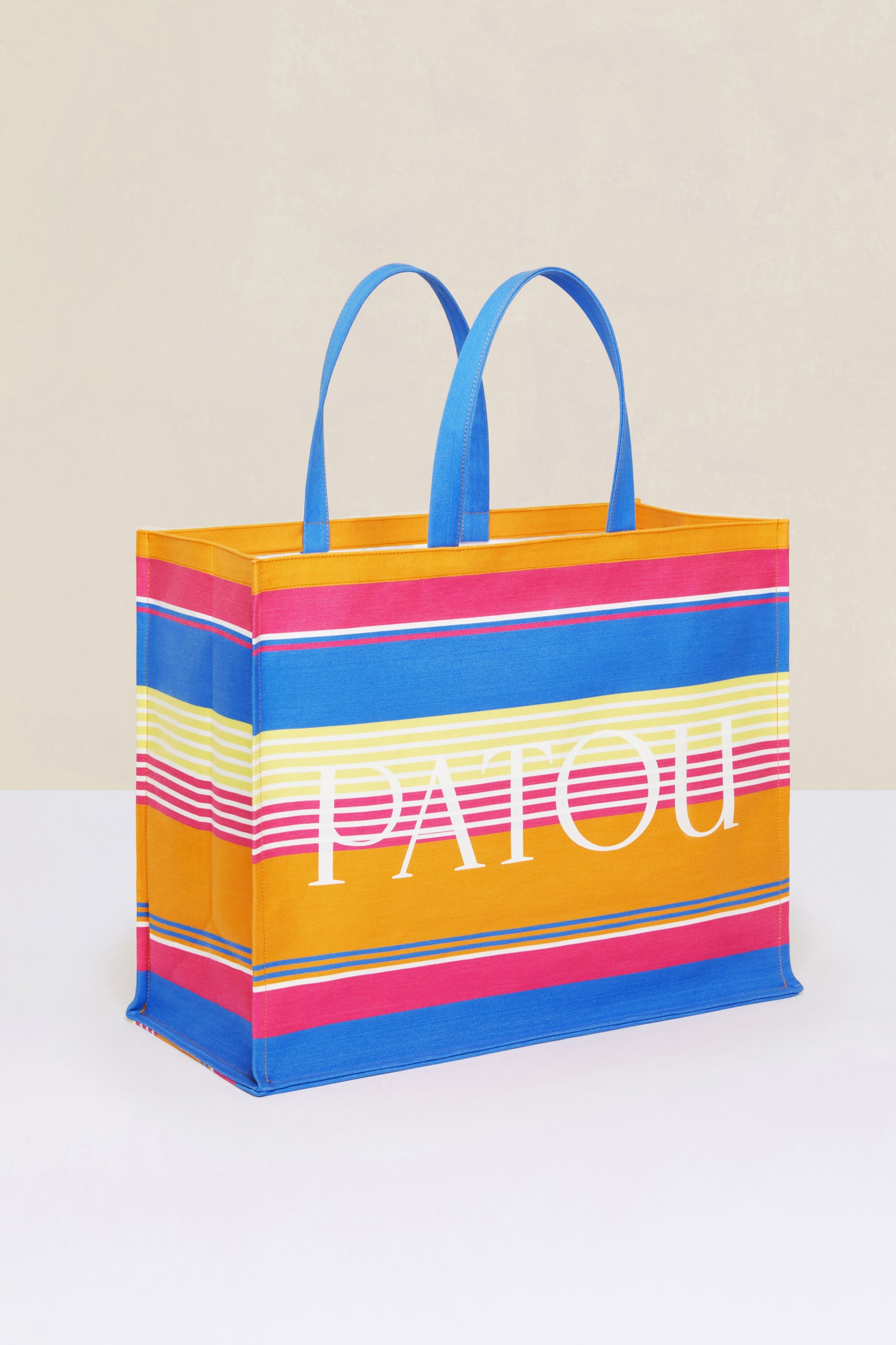 Patou Bags A21AC01500945039 tote rayures coton bio